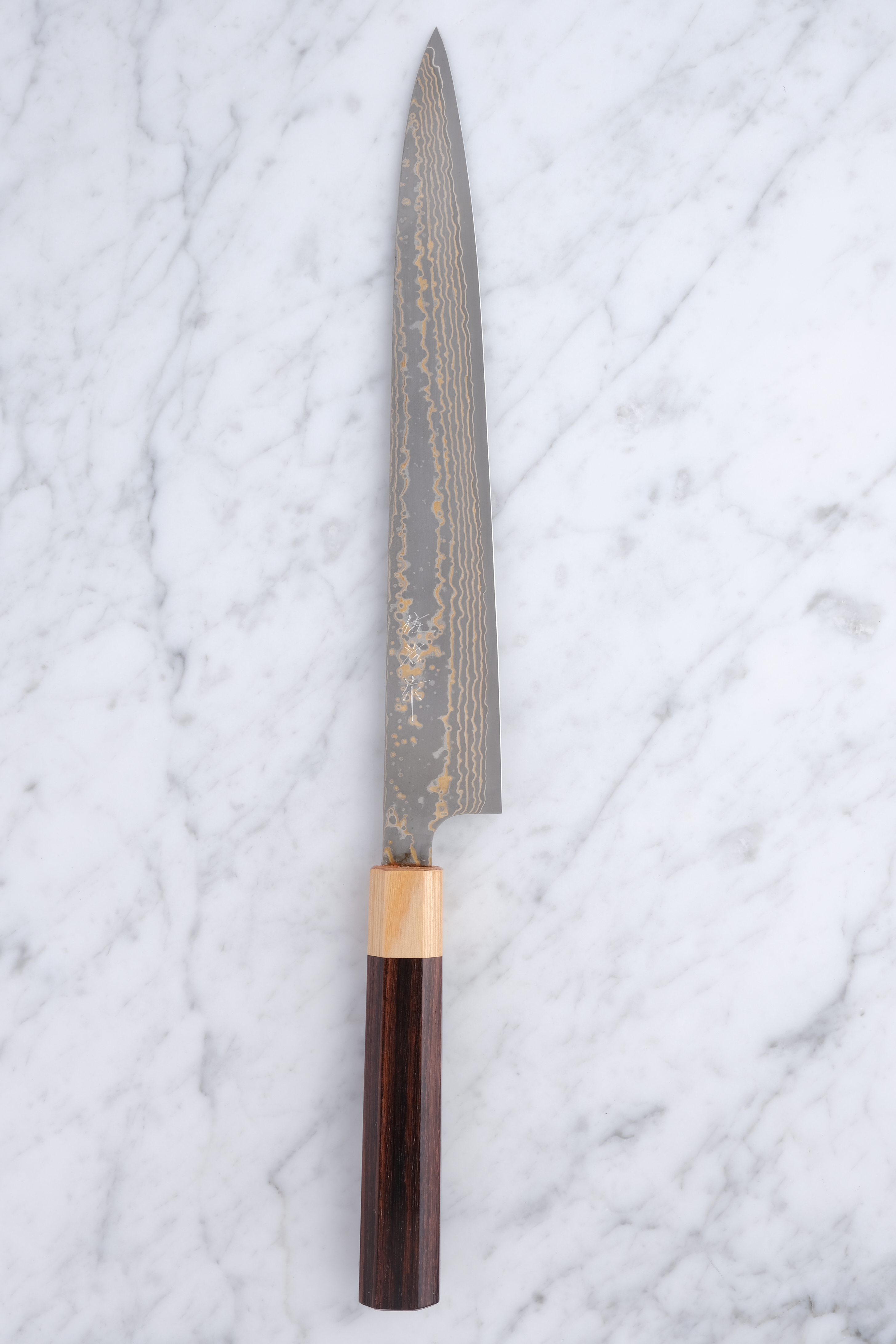 Takeshi Saji 270 mm Sujihiki VG-10 Gold