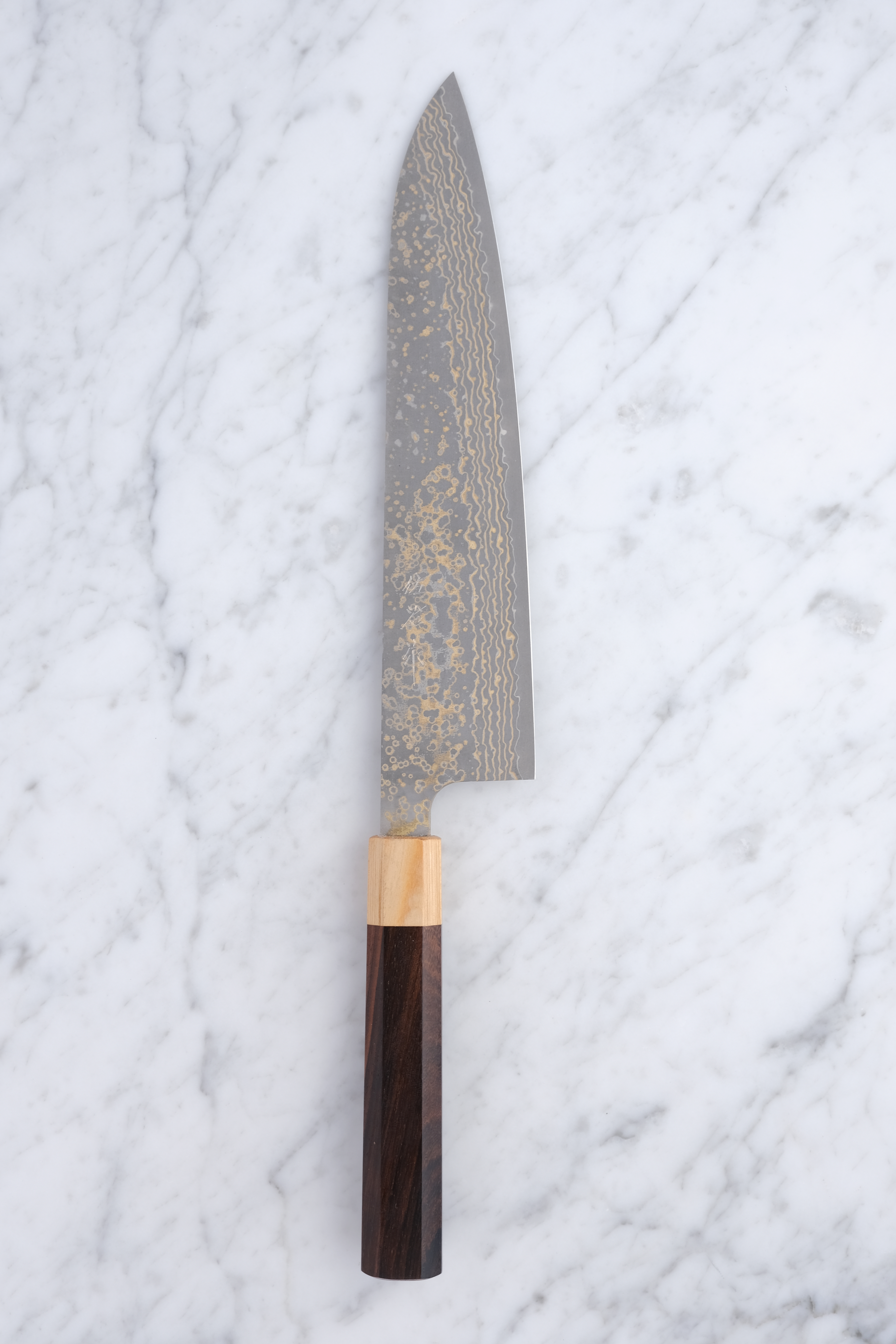Takeshi Saji 240 mm Gyuto VG-10 Gold