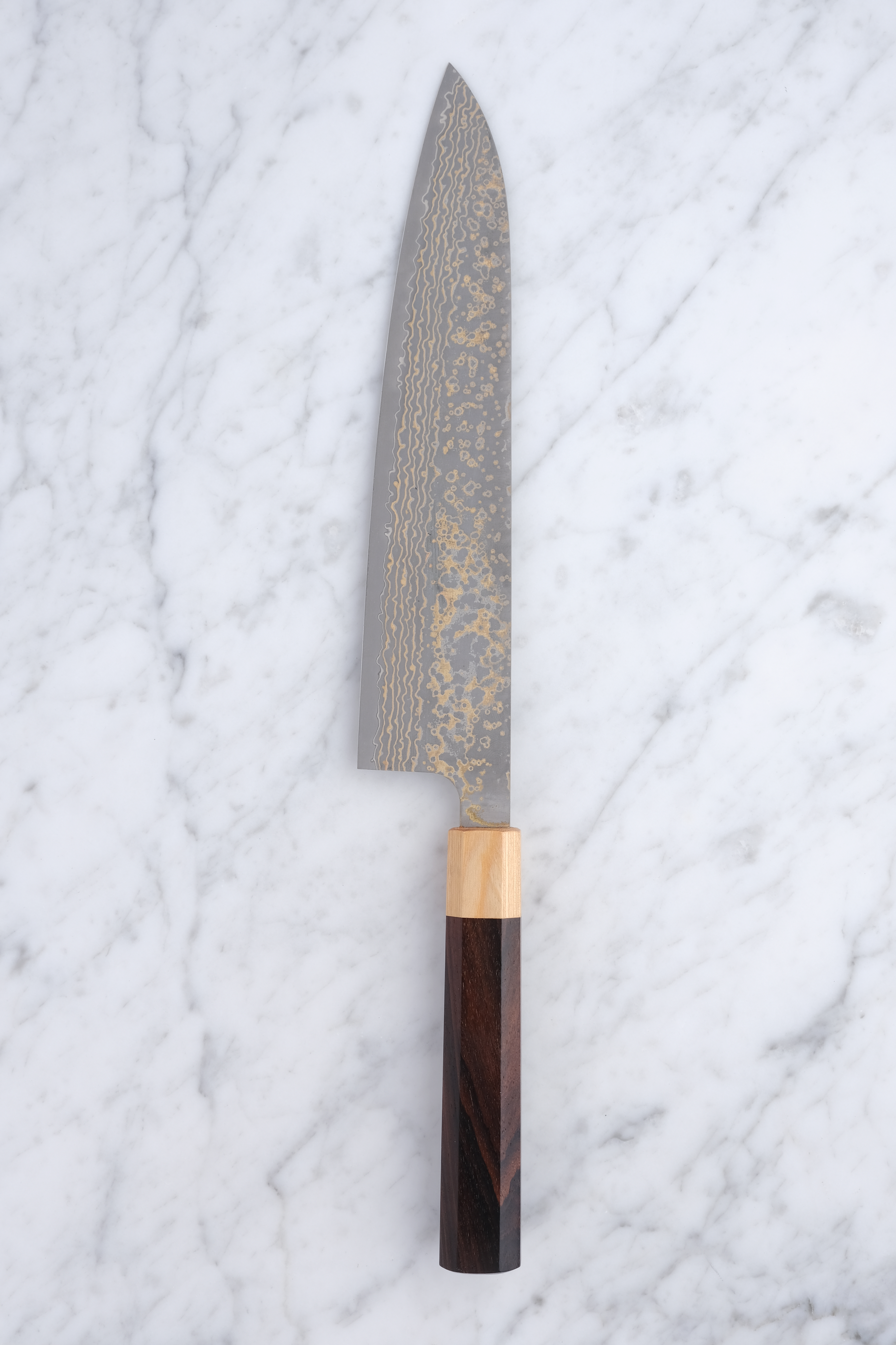 Takeshi Saji 240 mm Gyuto VG-10 Gold
