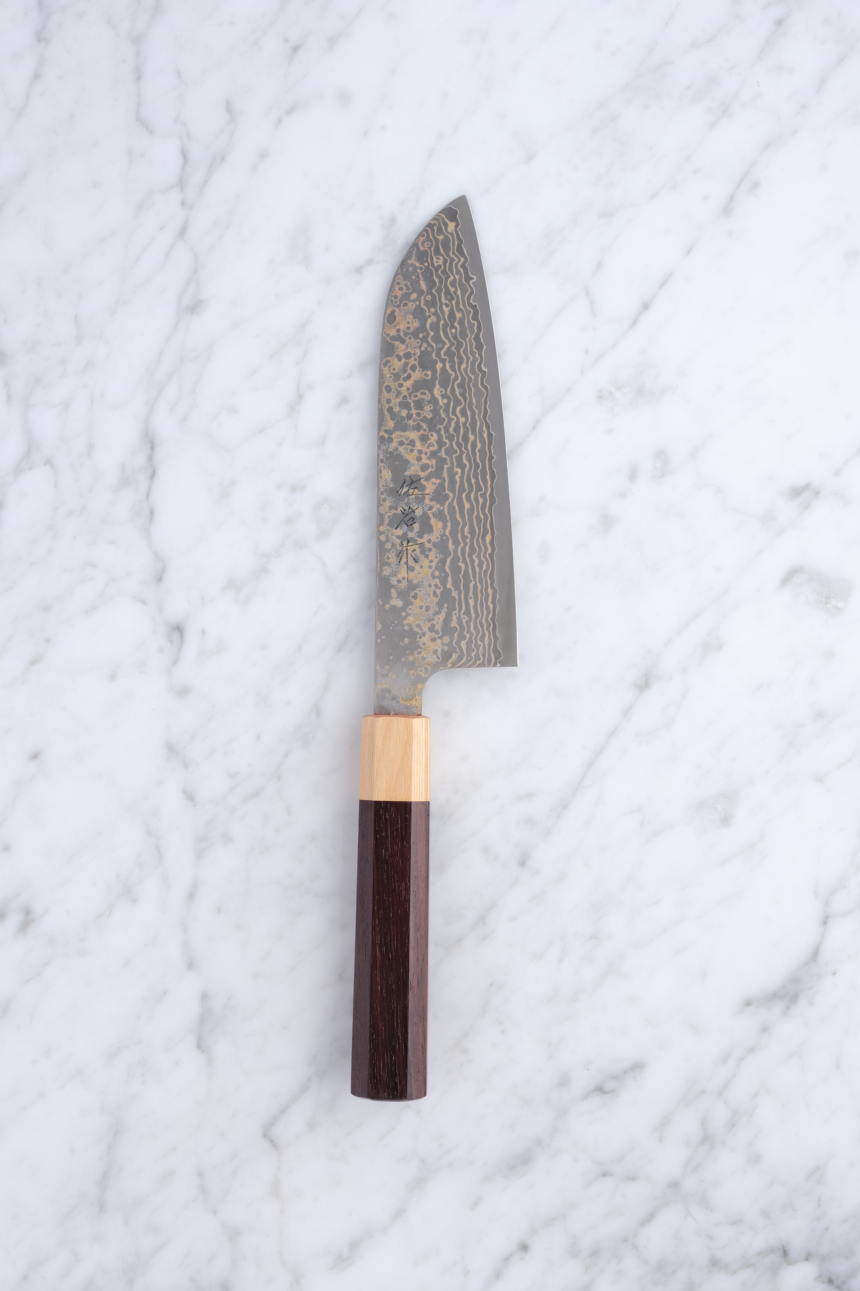 Takeshi Saji 165 mm Santoku VG-10 Gold