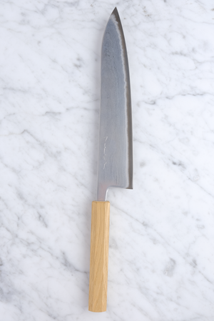Foodgear Hamono 240mm White #1 Gyuto - Khii Chestnut