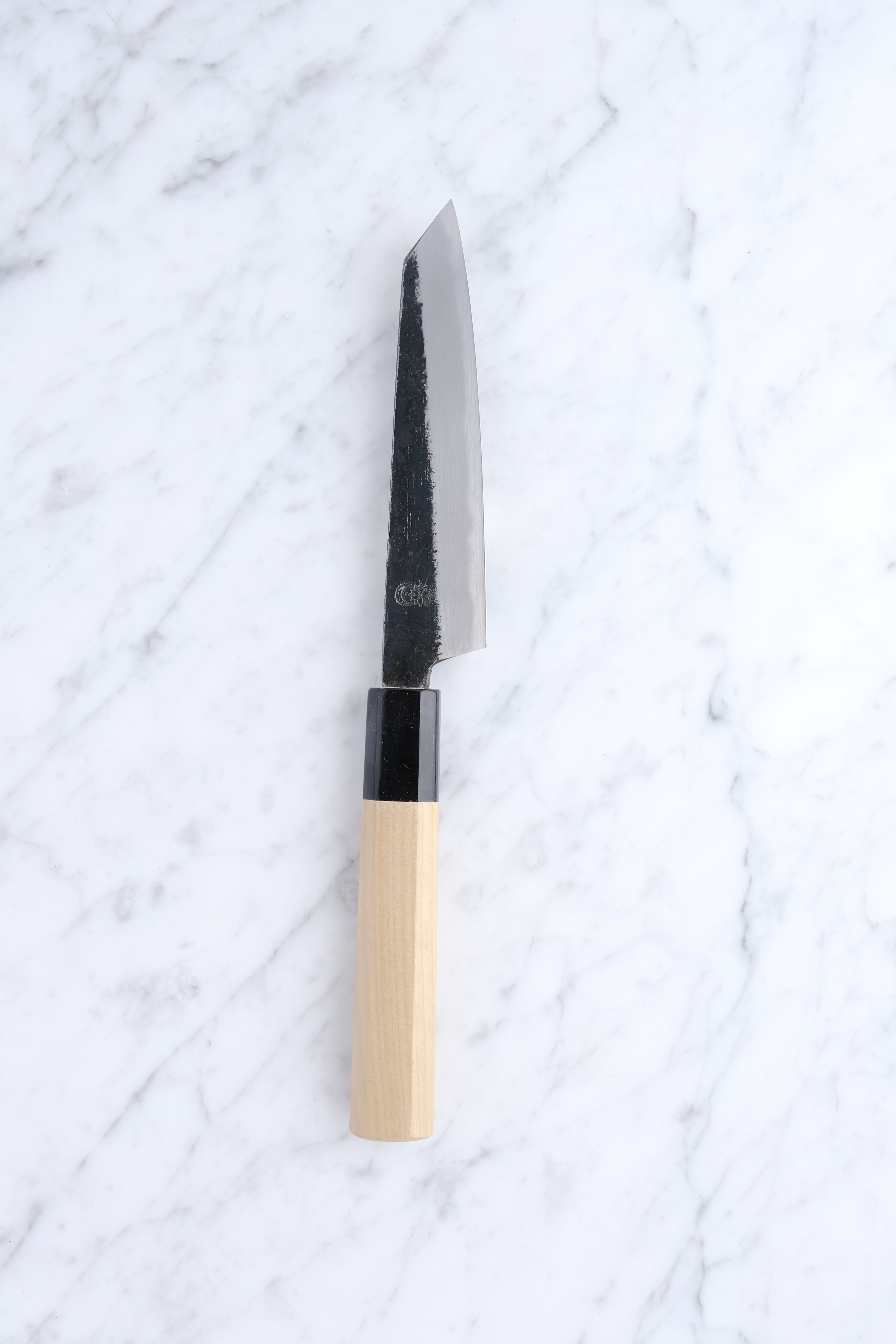 Sakai Kikumori Kikuzuki KU White 2 Kiritsuke Petty 135mm.