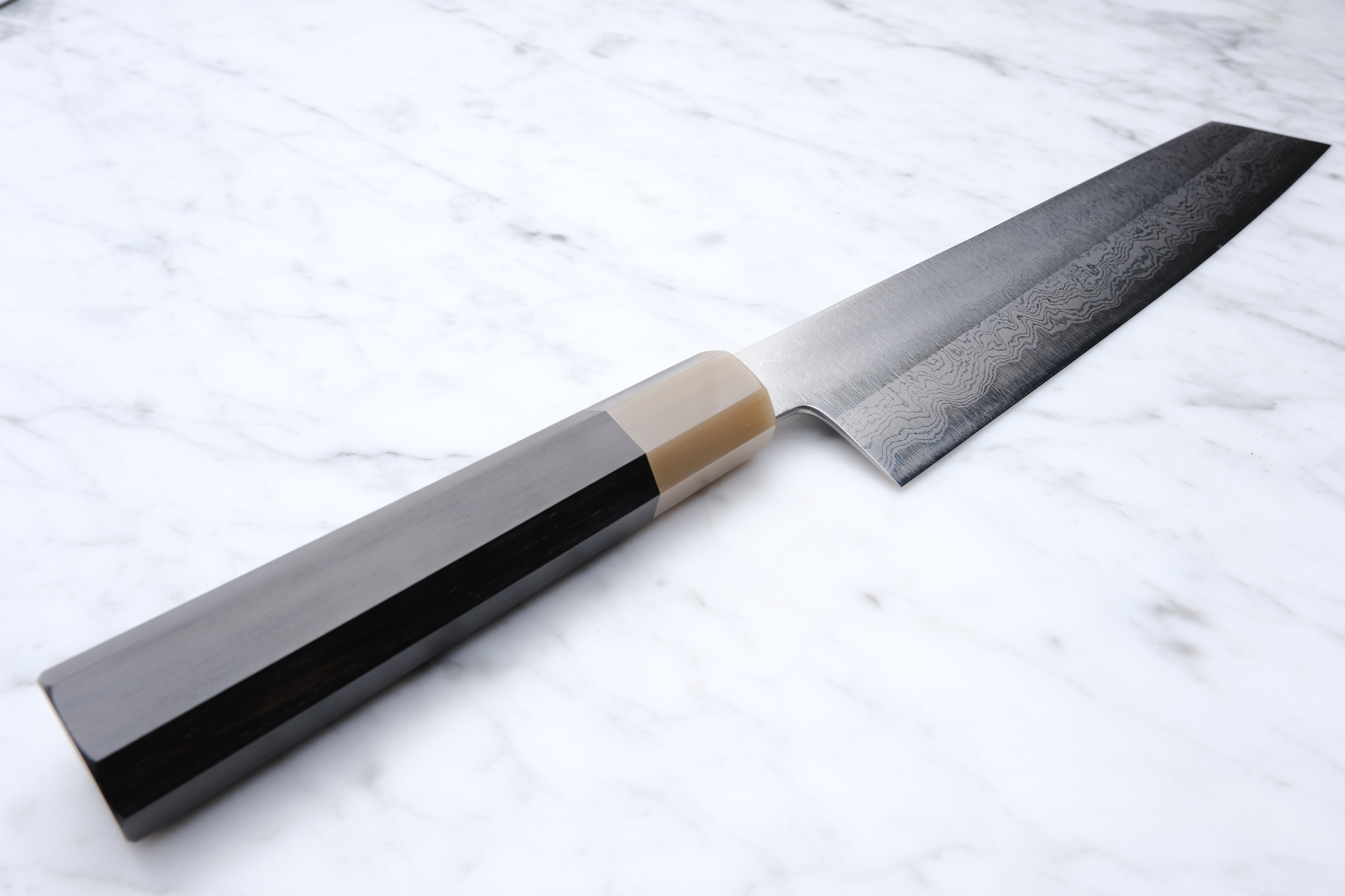 Yoshikazu Tanaka 240mm Kiritsuke Gyuto White-1 - Ebony