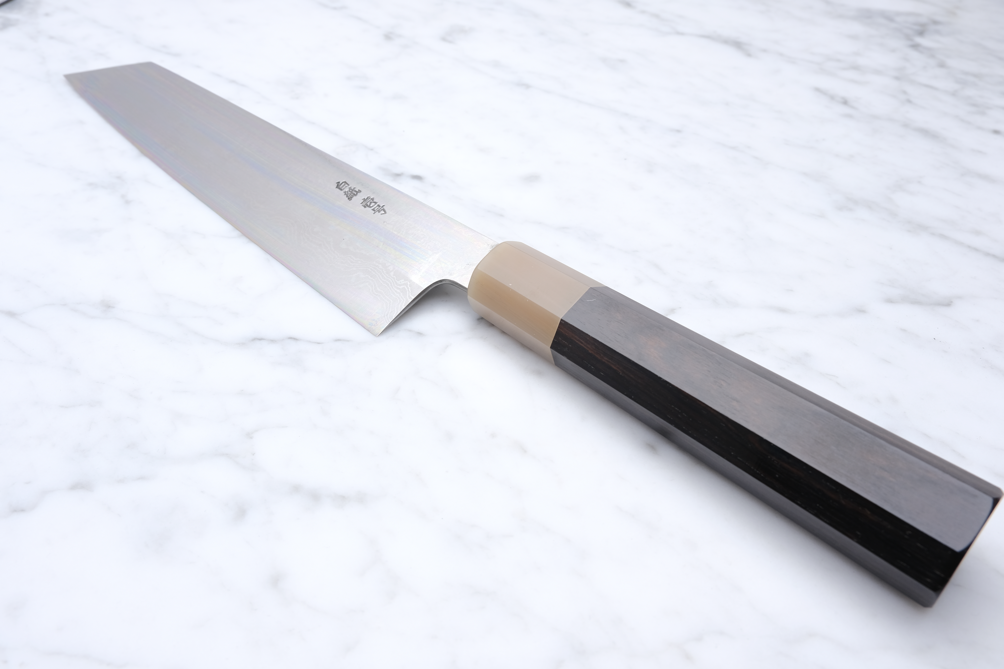 Yoshikazu Tanaka 240mm Kiritsuke Gyuto White-1 - Ebony