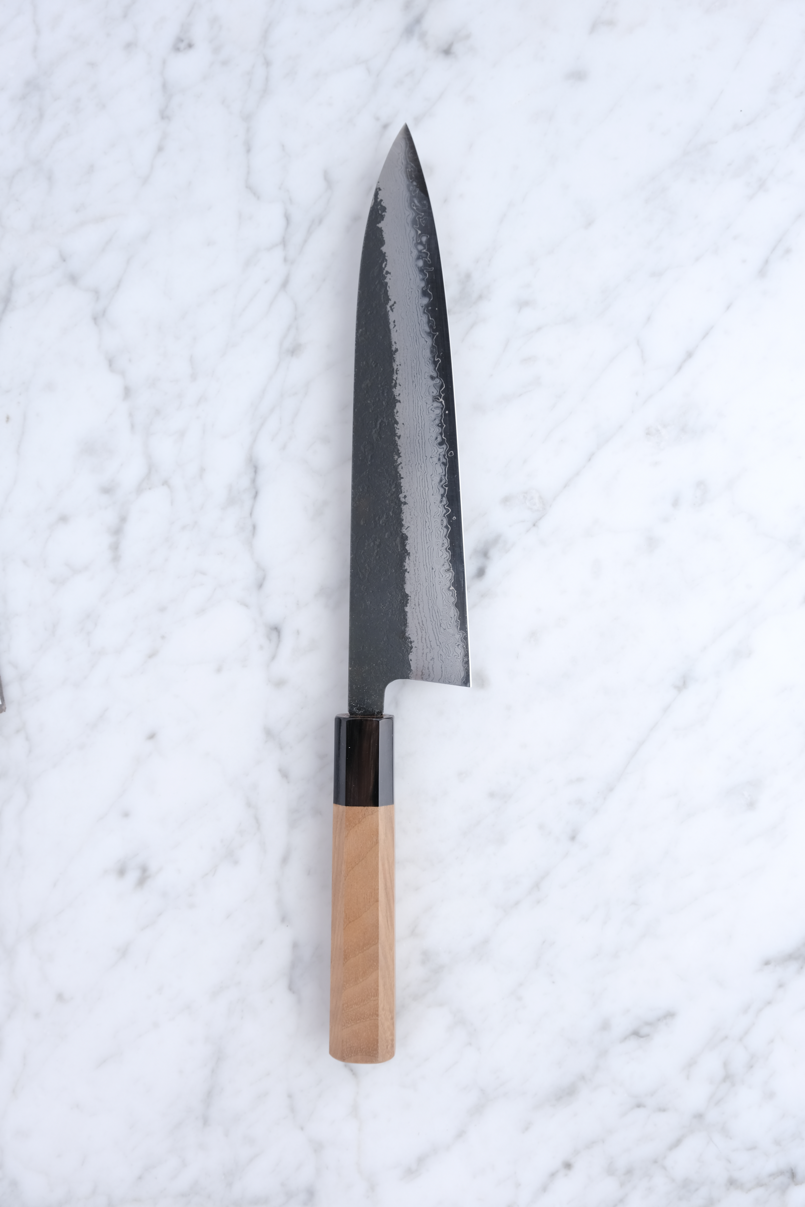 Hatsukokoro Shinkiro 210 mm Gyuto Aogami Super – Walnuss