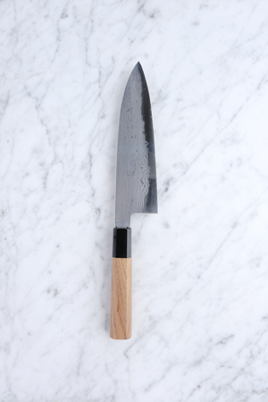 Hatsukokoro Komorebi 180 mm Santoku Damascus Blue-1 - 2nd sort