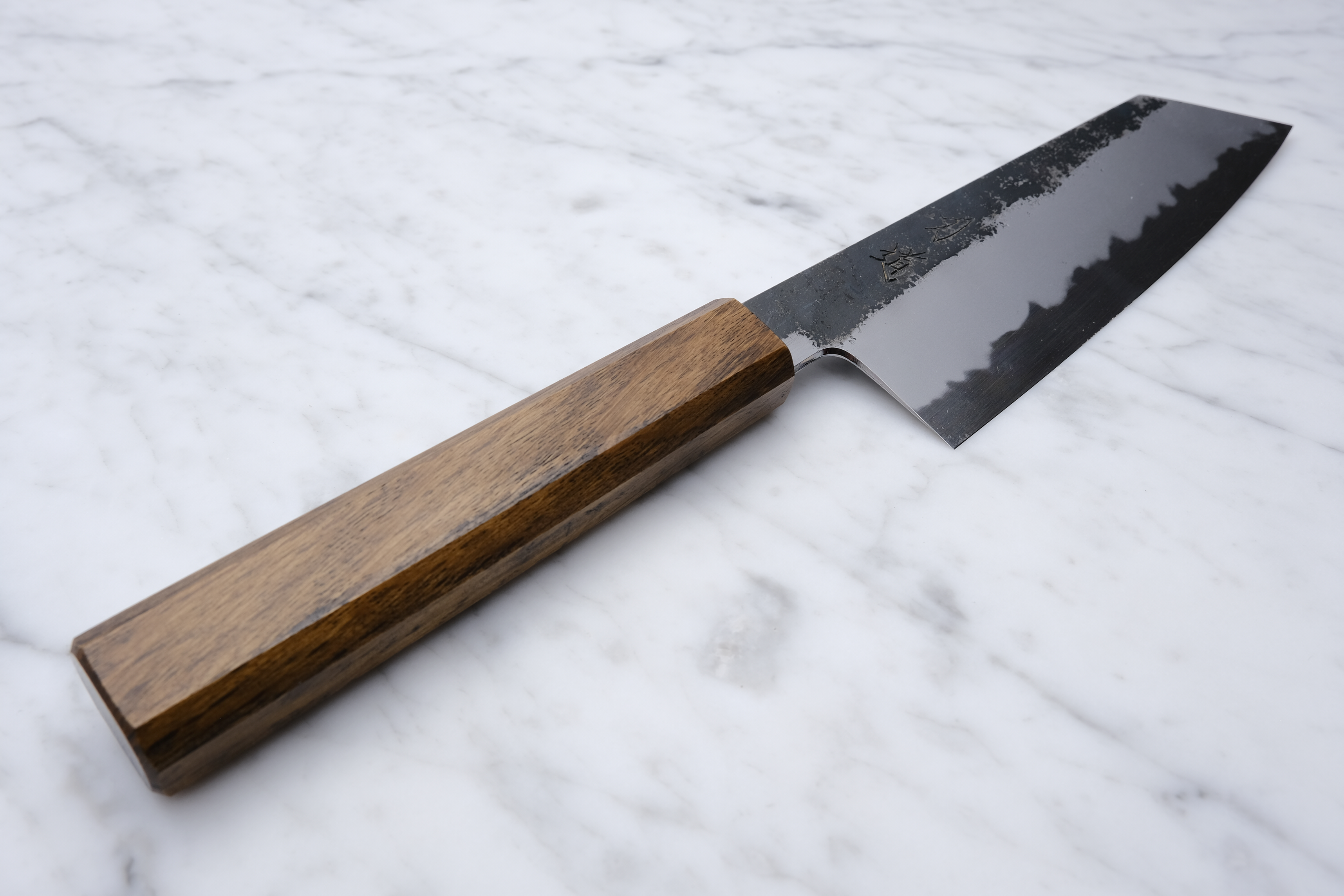 HADO Sumi 180 mm Bunka White #2 - Black Oak