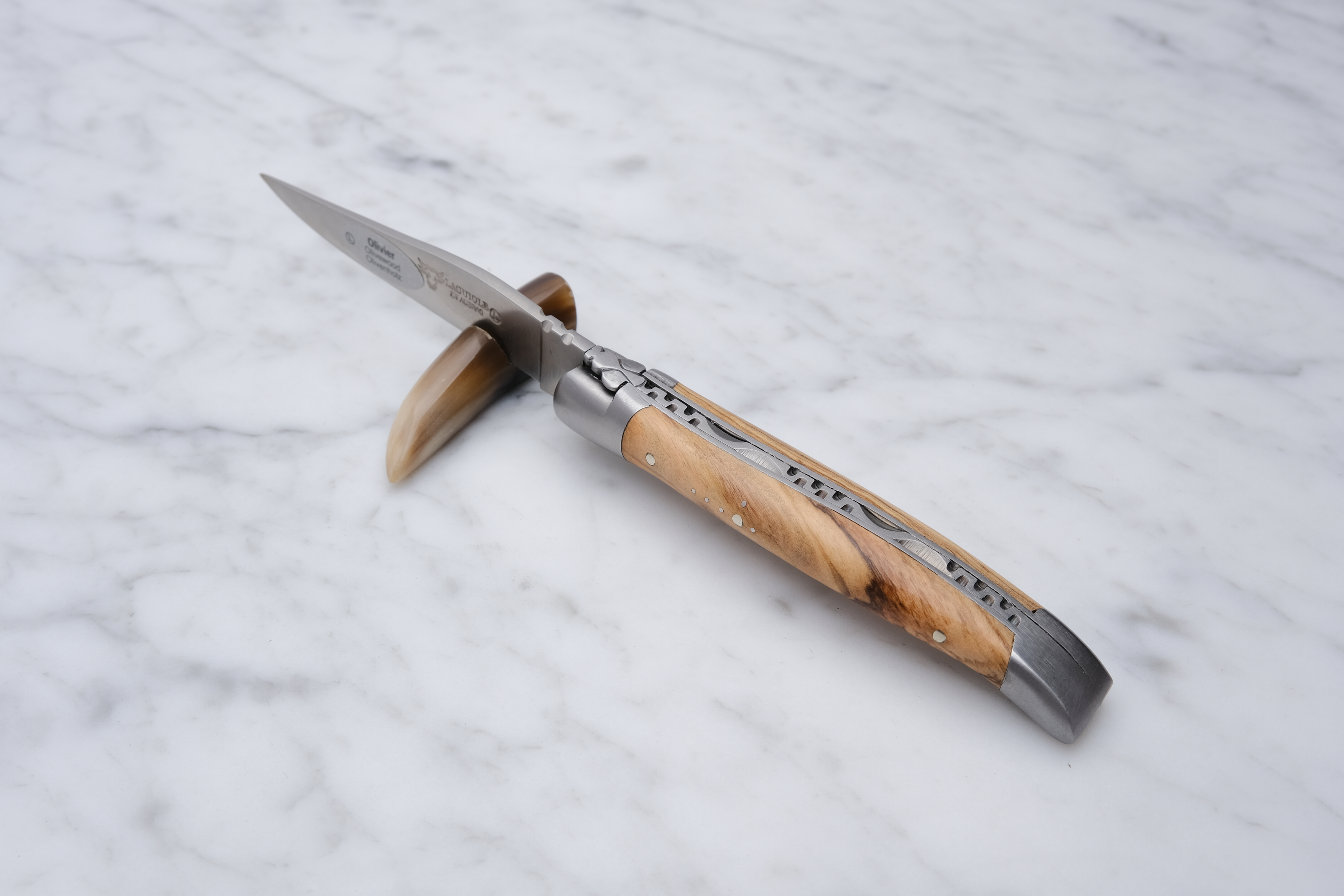 Laguiole Folding Knife 9cm - Olive