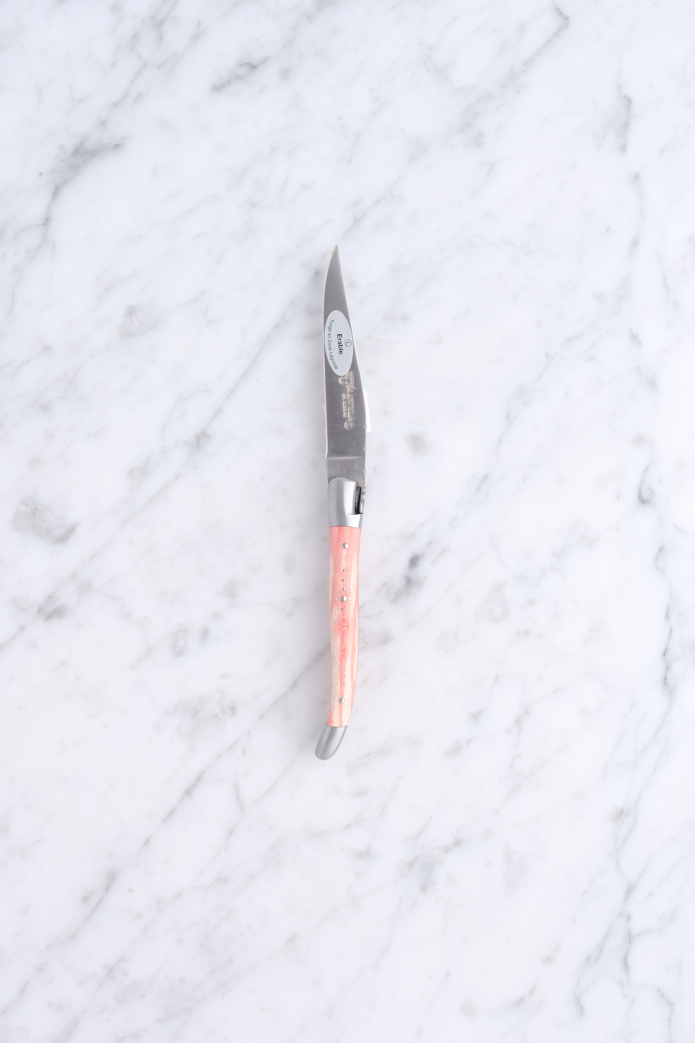 Laguiole Folding Knife 10cm - Red Maple