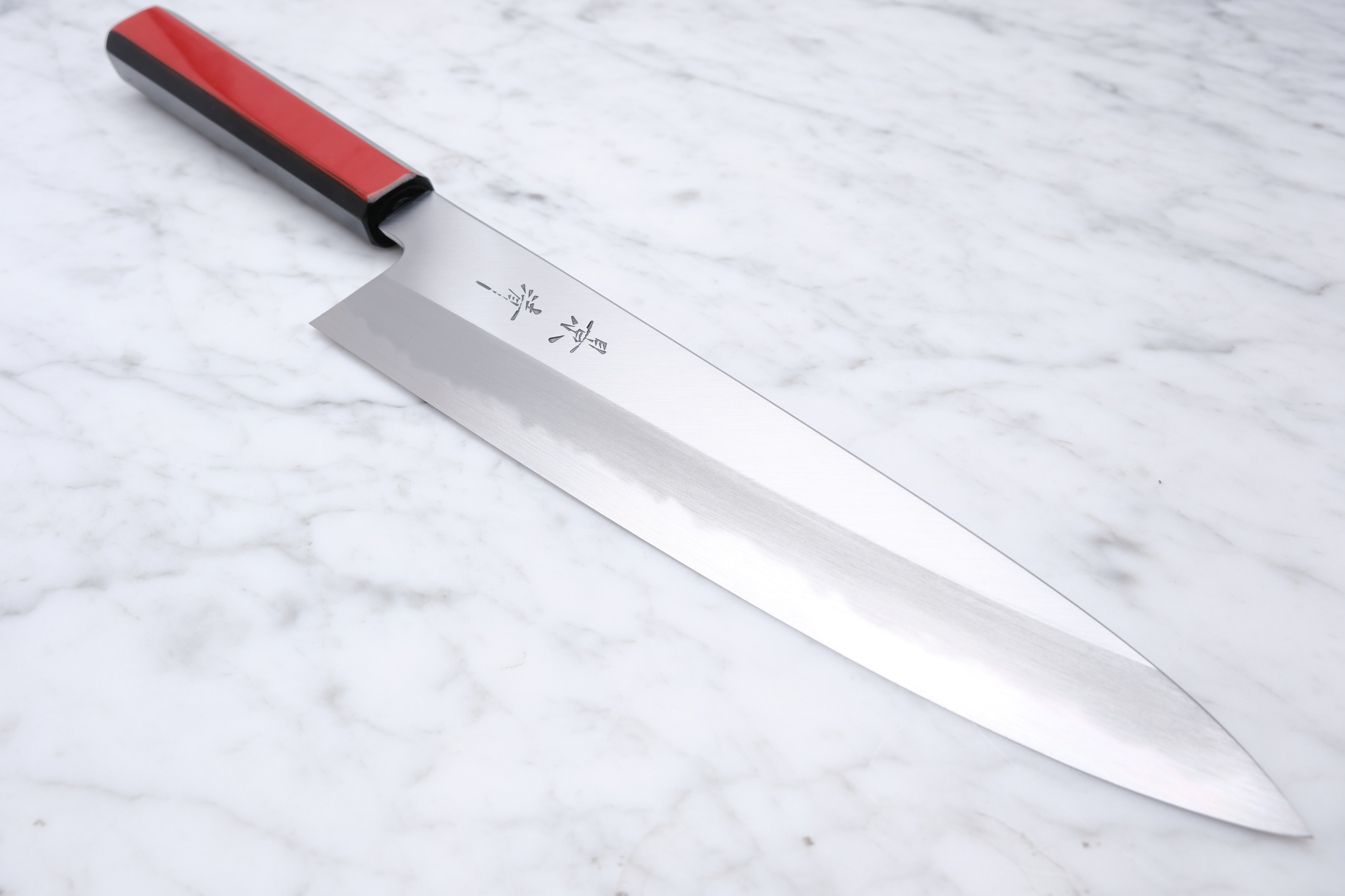 Kagekiyo - White #1 240mm Gyuto - Akaro Handle