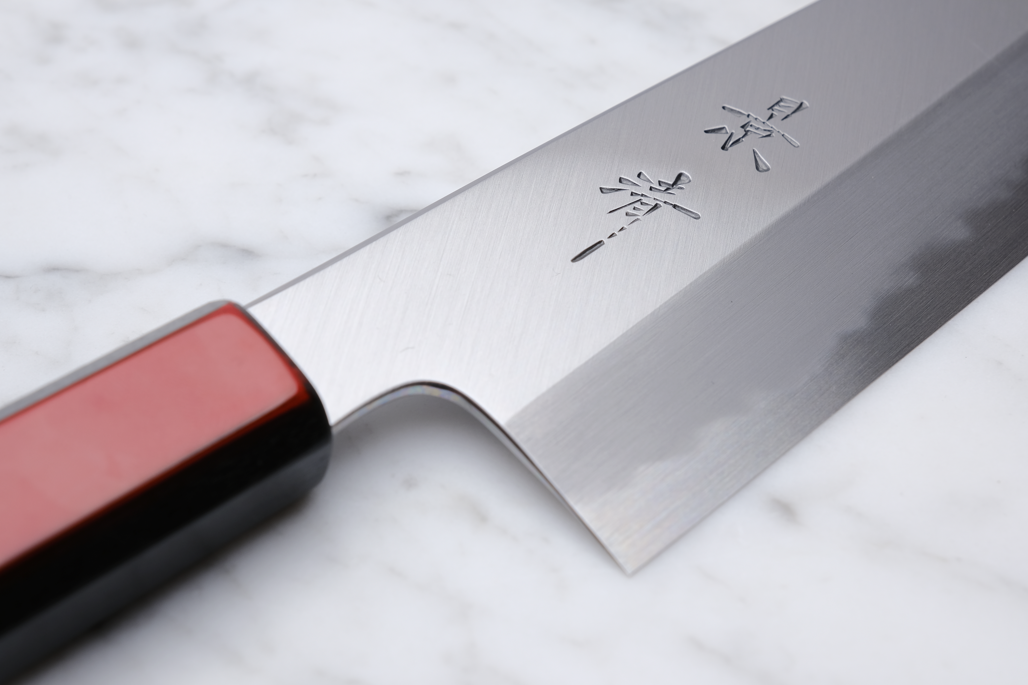 Kagekiyo - White #1 240mm Gyuto - Akaro Handle