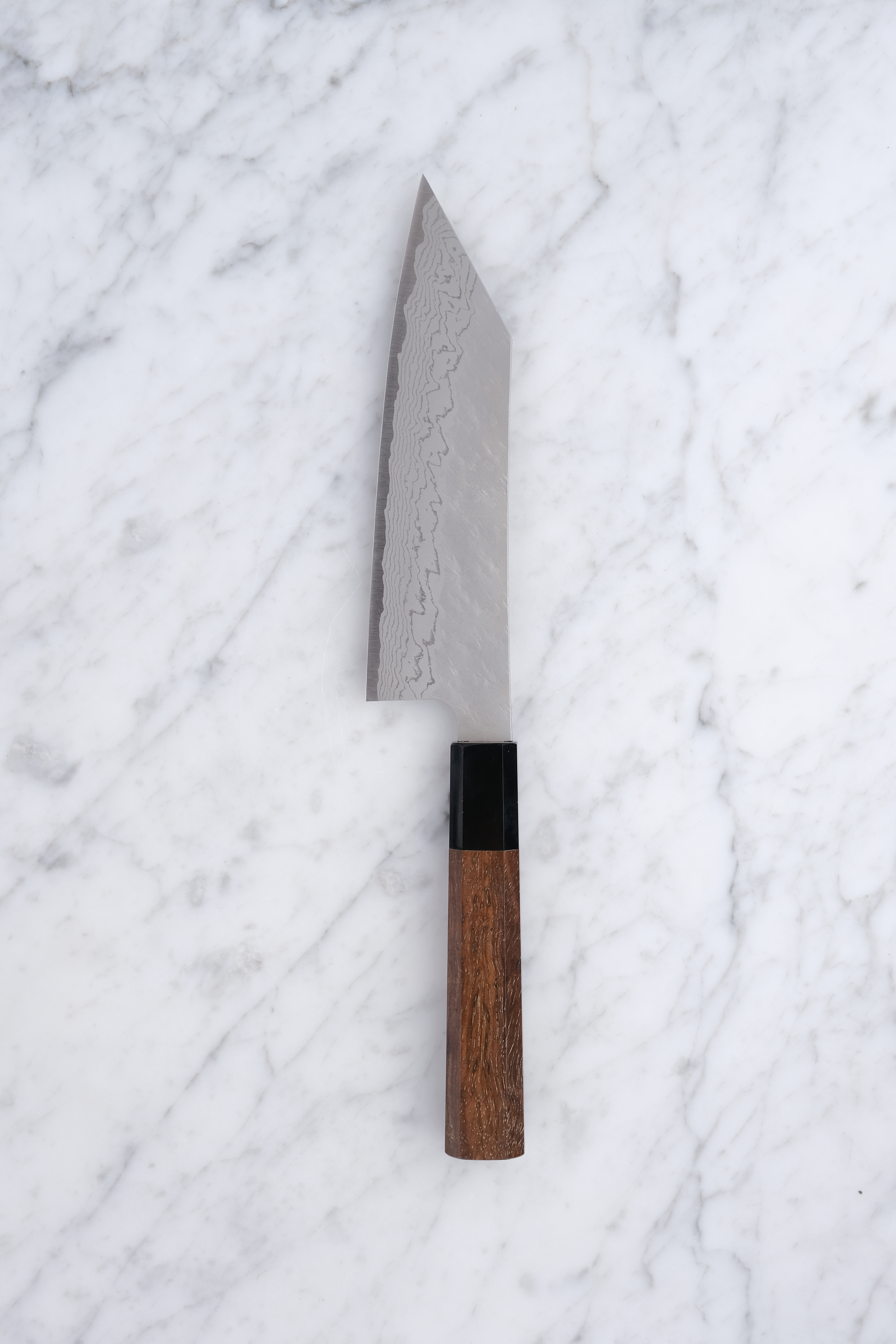 Nigara Hamono Migaki Damascus 180mm Bunka - VG10