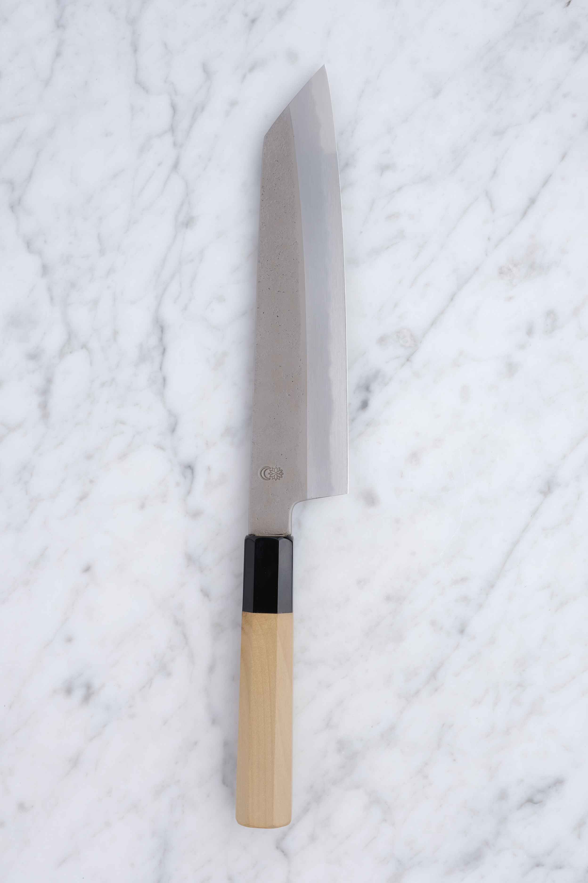 Sakai Kikumori Kikuzuki RIN Shirogami #2 - 210 mm Kiritsuke Gyuto