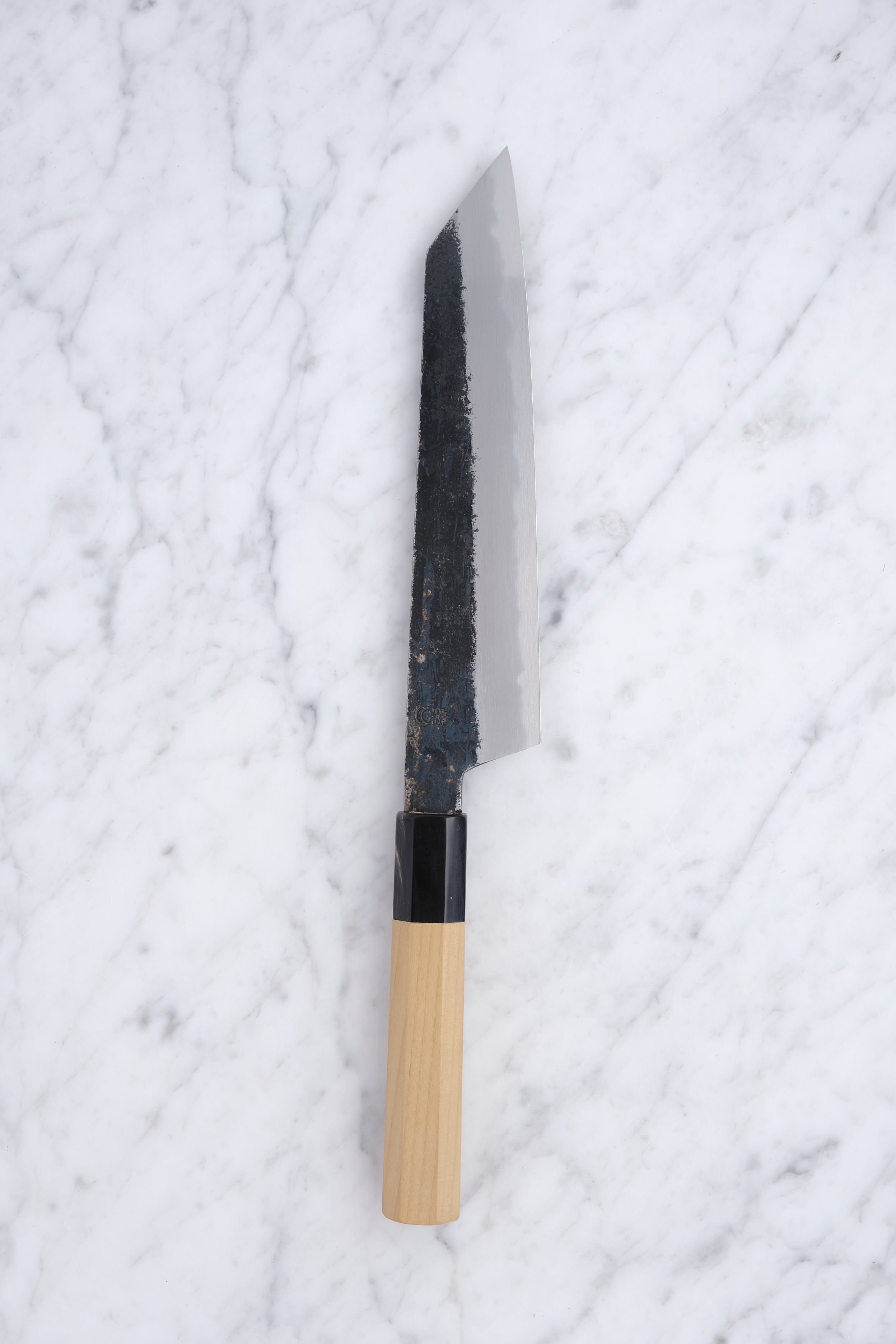 Sakai Kikumori Kikuzuki KU White 2 Kiritsuke Gyuto 210mm.
