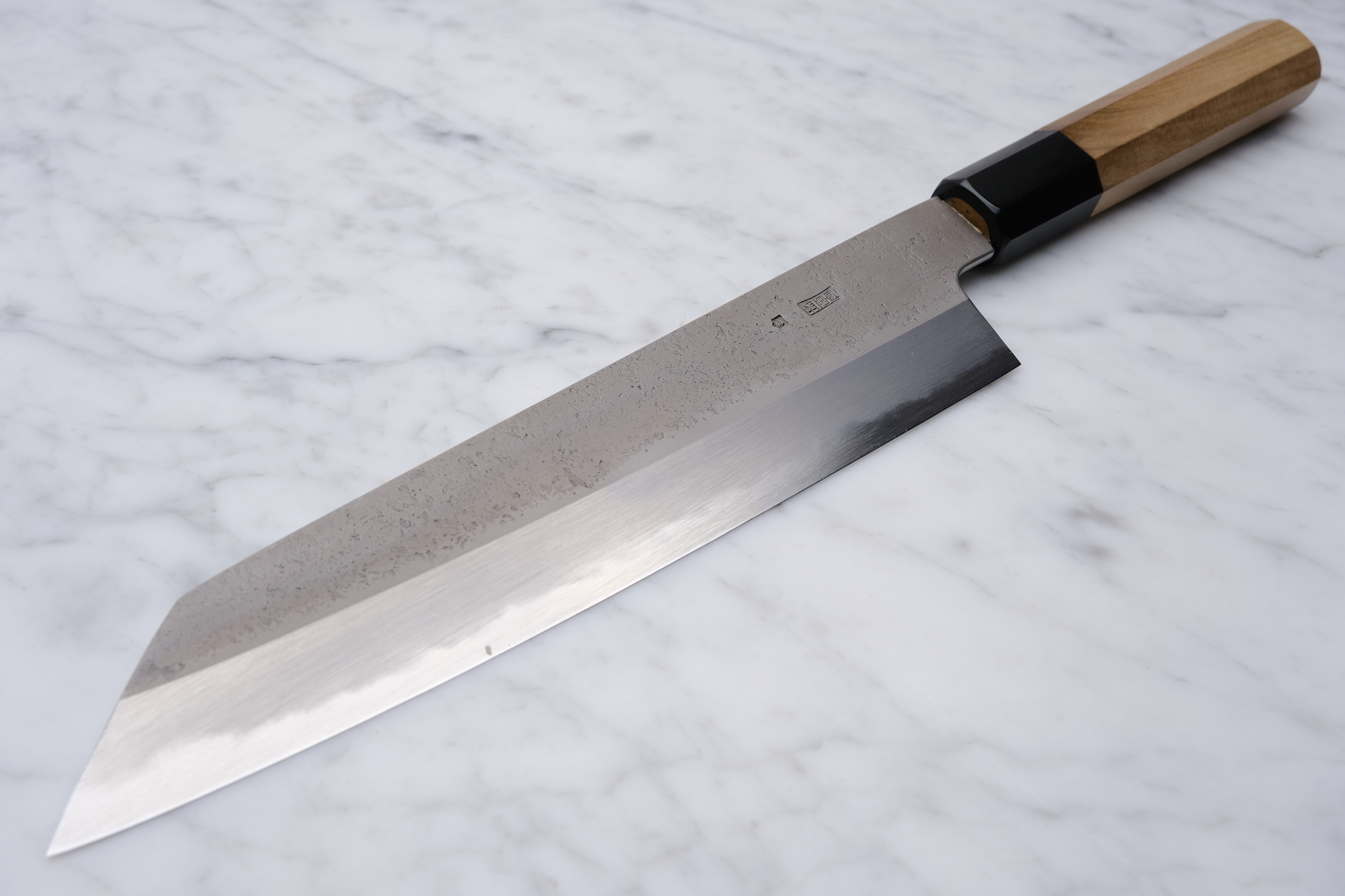 Sakai Kikumori Kikuzuki RIN Shirogami #2 - 210 mm Kiritsuke Gyuto