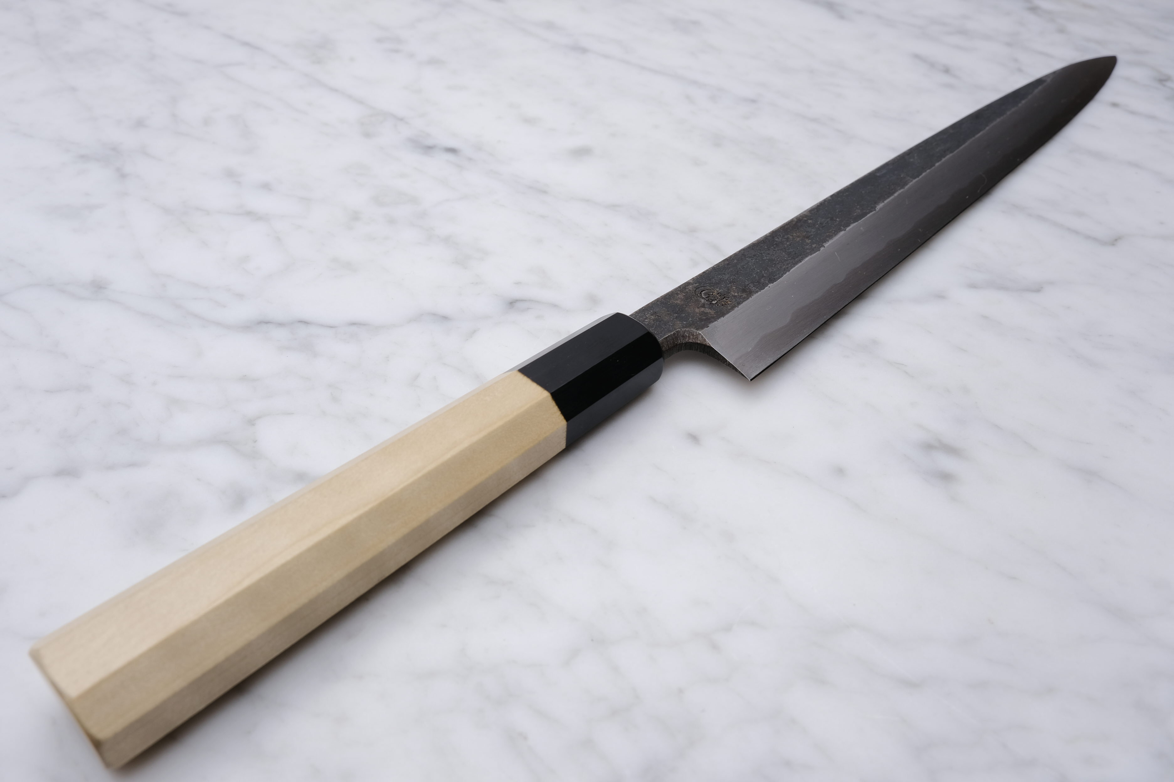 Sakai Kikumori Kikuzuki KU Weiß 2 Yanagiba 270mm.