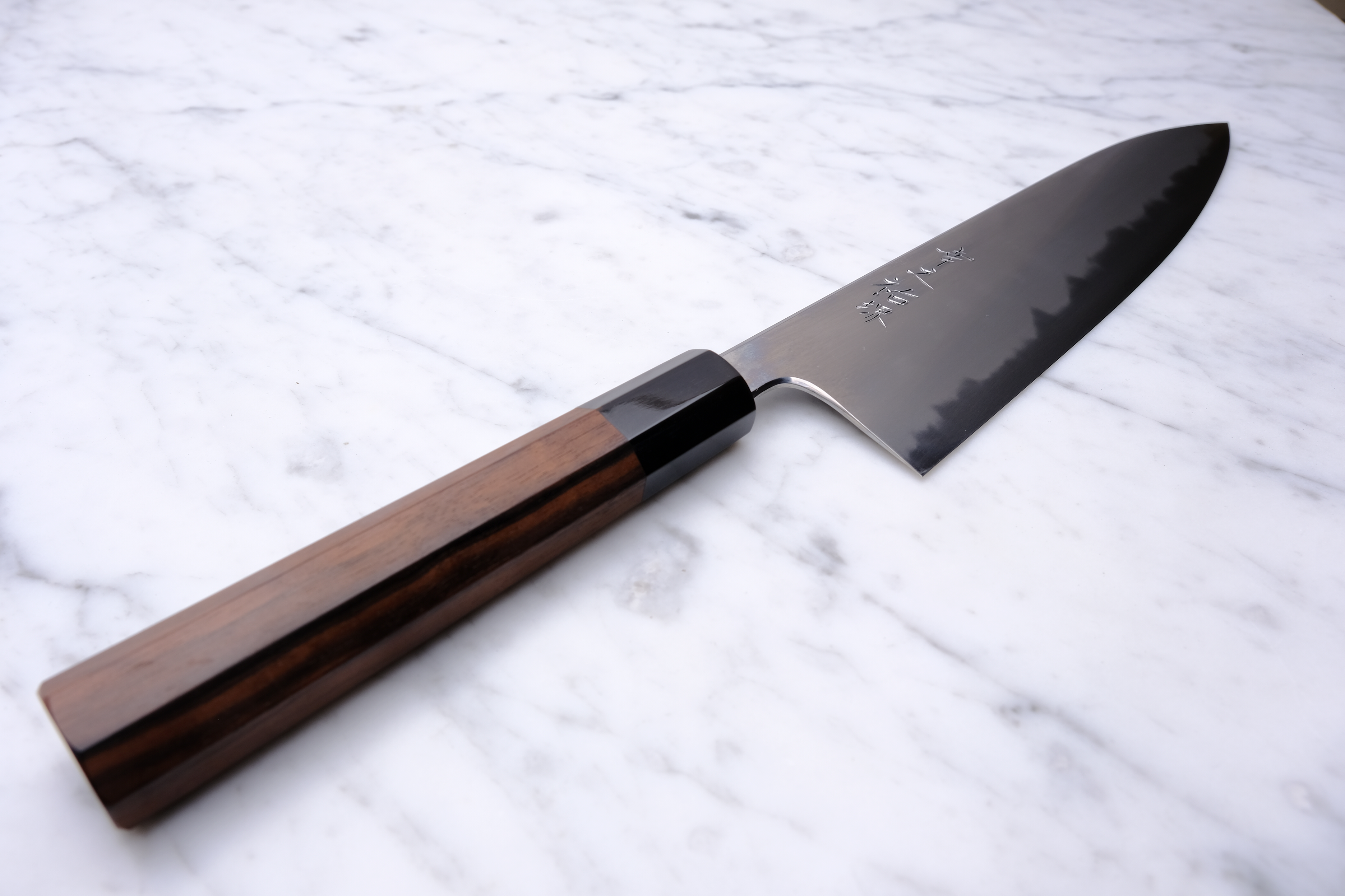 Konosuke BY 225mm Gyuto Shirogami 1 - Ebony