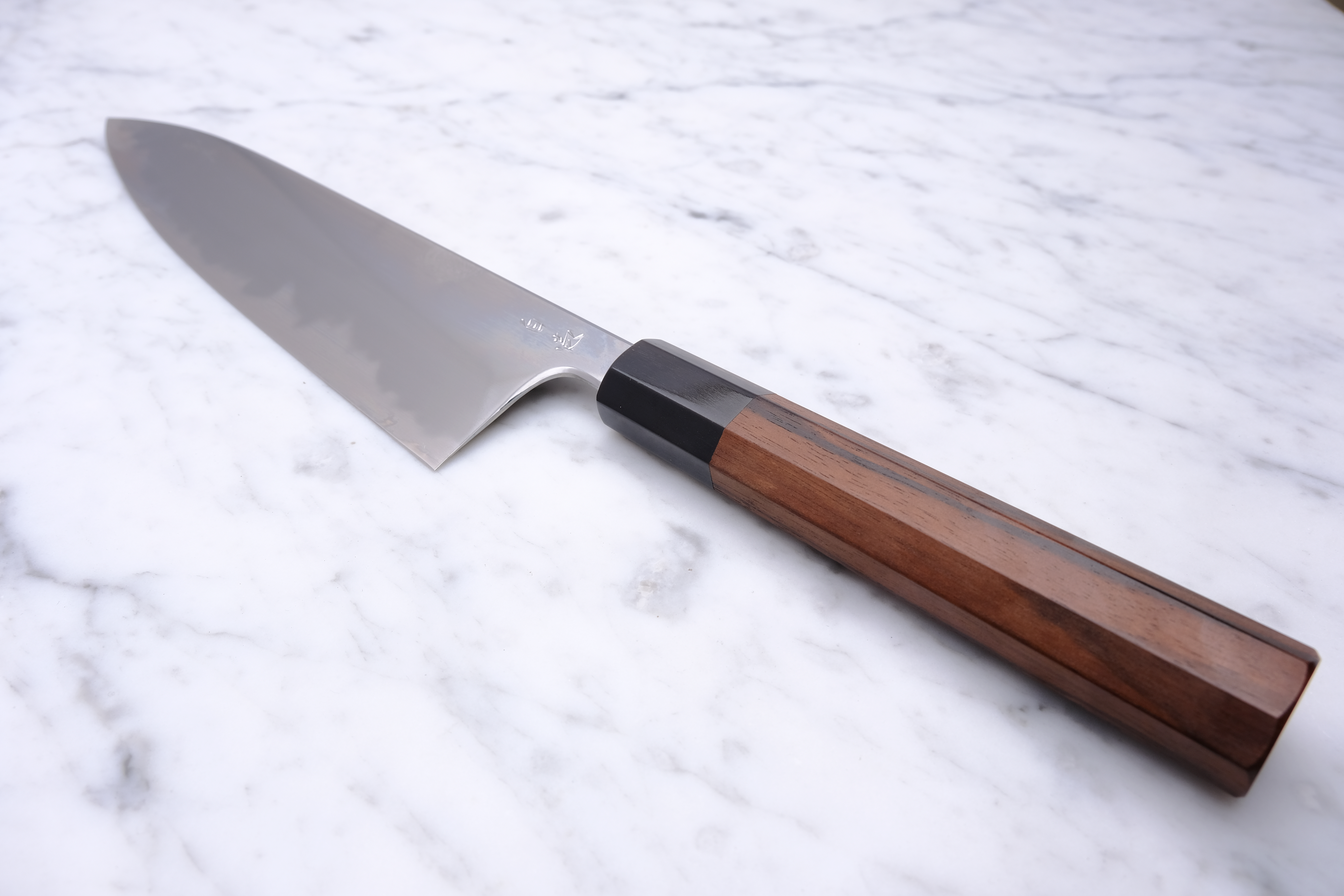 Konosuke BY 225mm Gyuto Shirogami 1 - Ebony