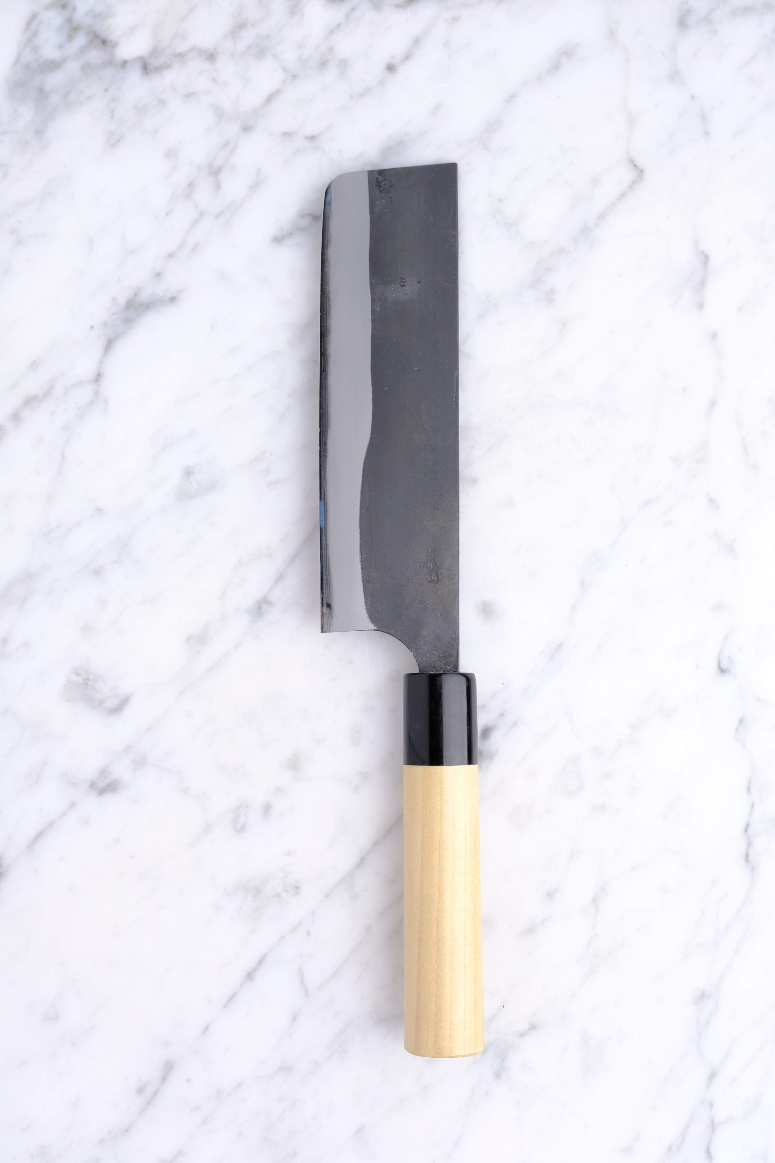 Gihei Hamono Kurouchi 165mm Nakiri - Aogami 2