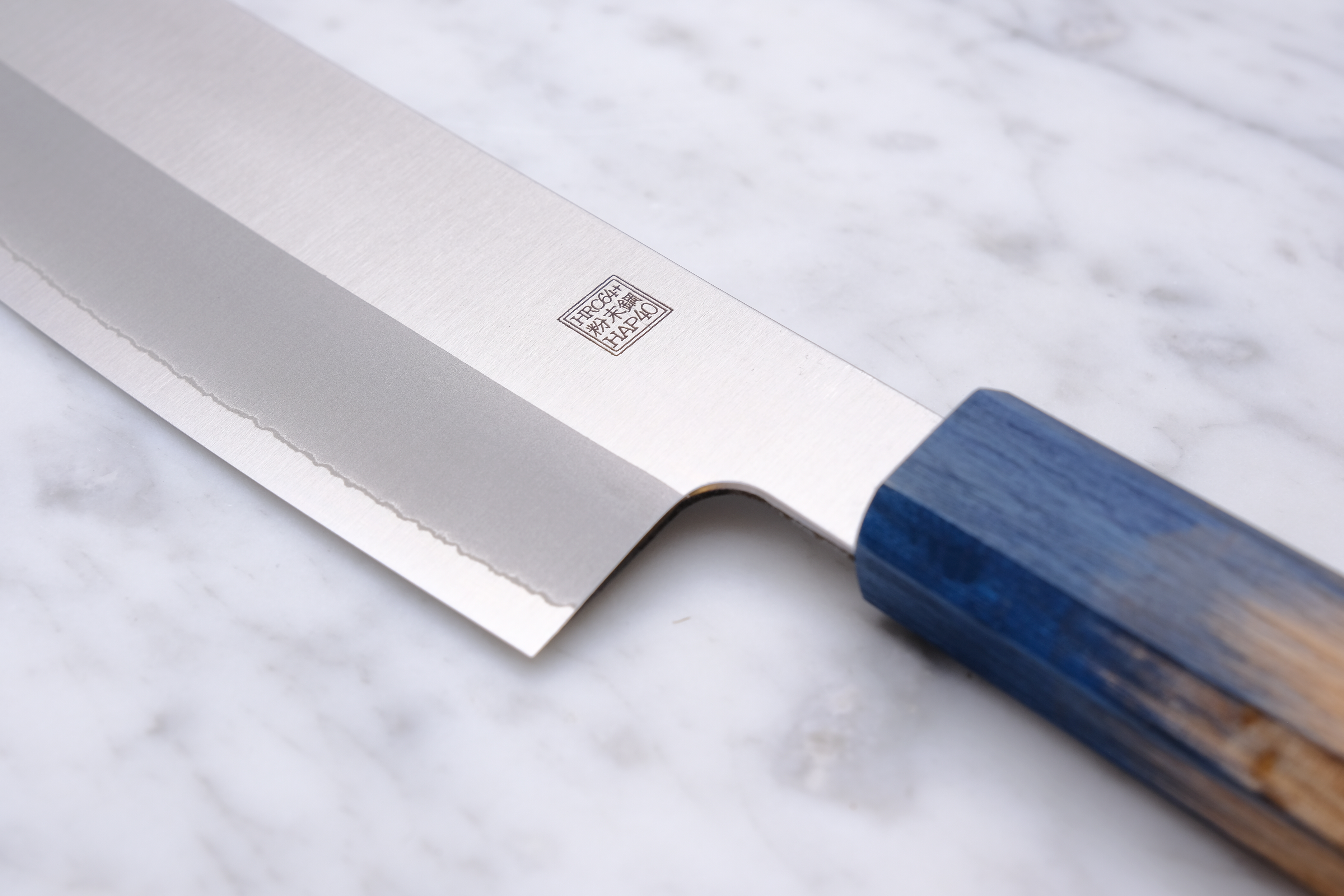 Anryu Tsushime 210mm. Gyuto blue #2