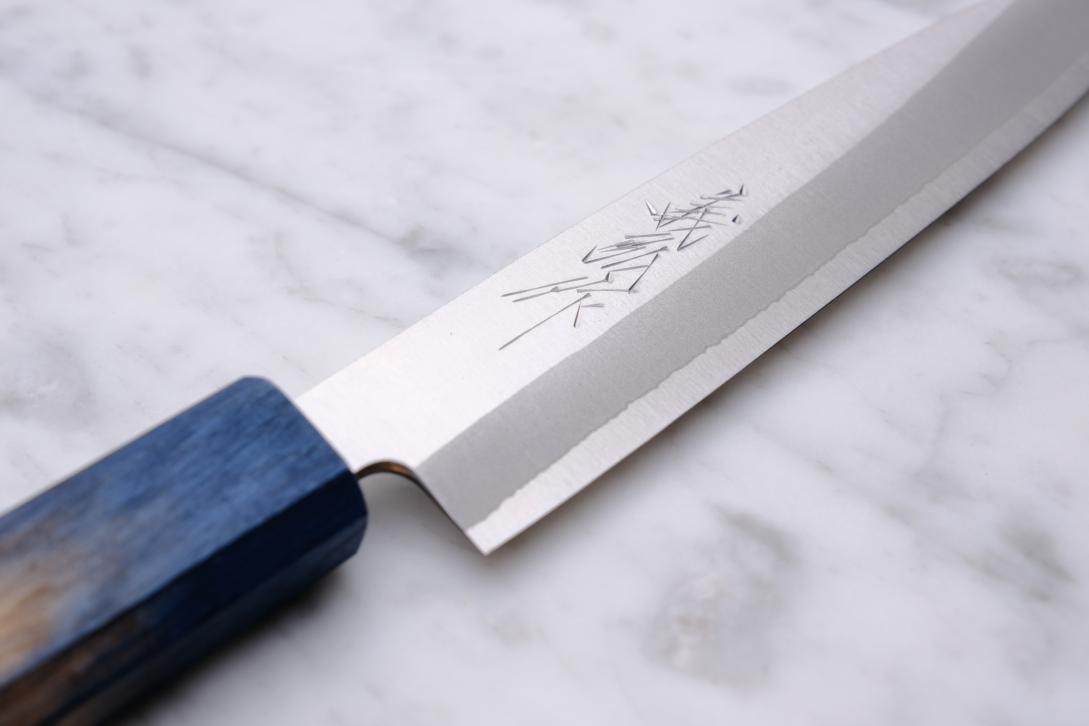 Anryu Tsushime 210mm. Gyuto blue #2