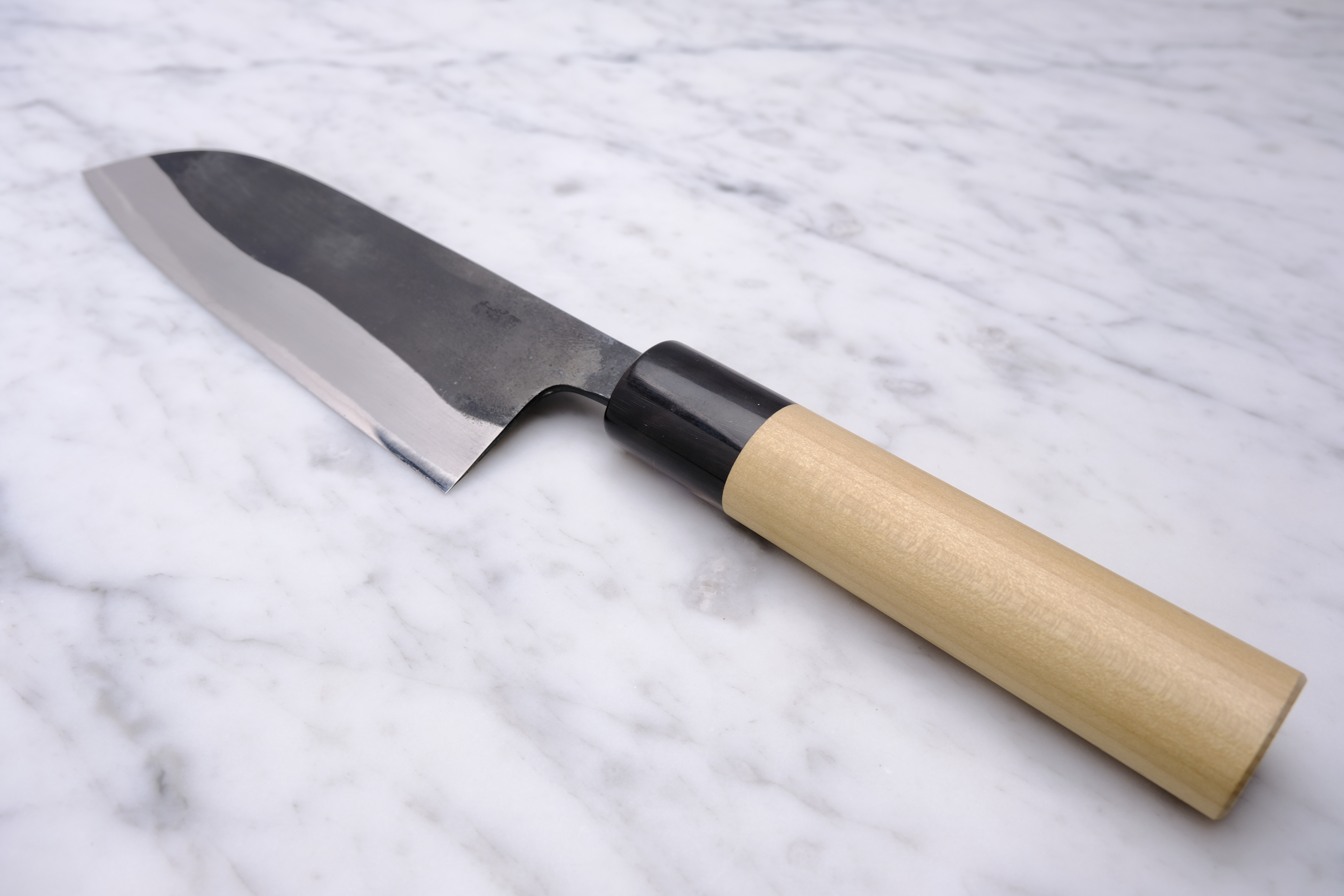 Gihei Hamono Kurouchi 165mm Santoku - Aogami 2