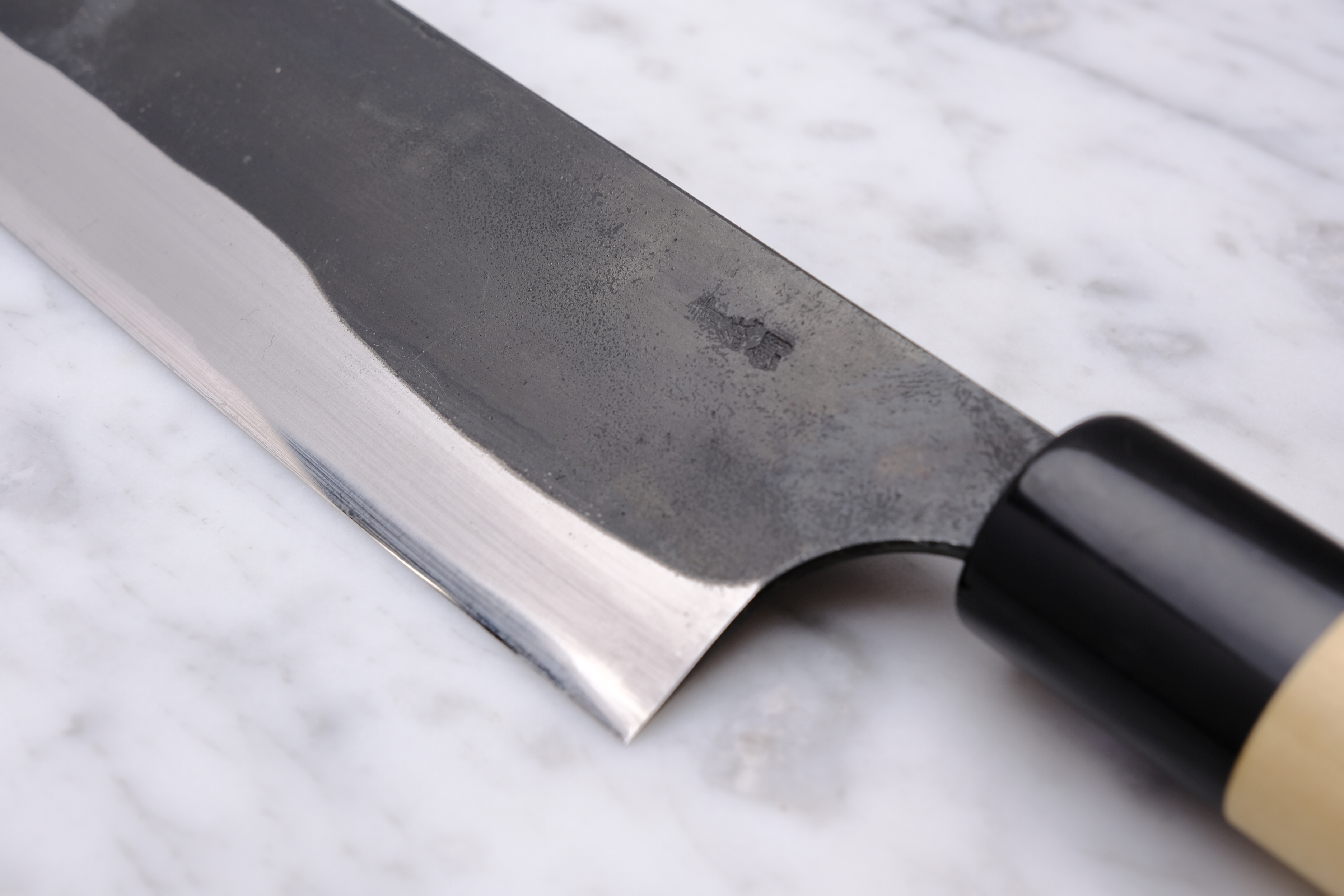 Gihei Hamono Kurouchi 165mm Nakiri - Aogami 2