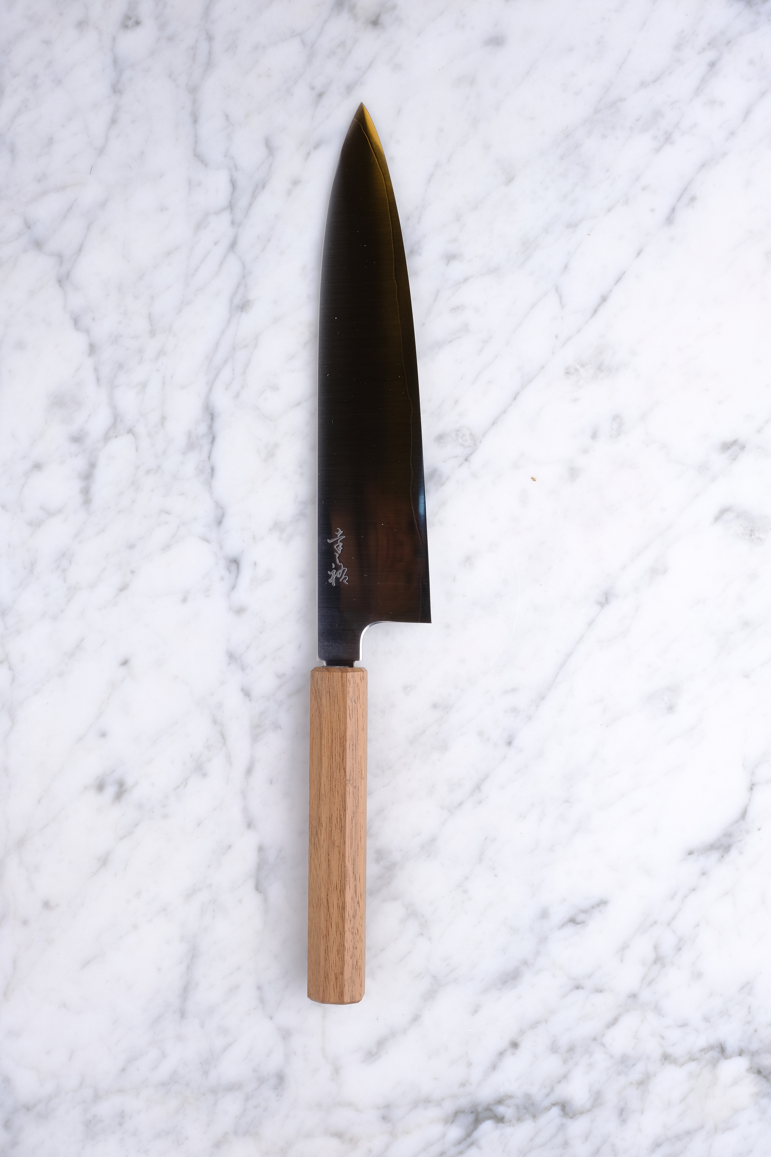 Konosuke Pulverstahl-Prototyp 240 mm Gyuto – Walnuss