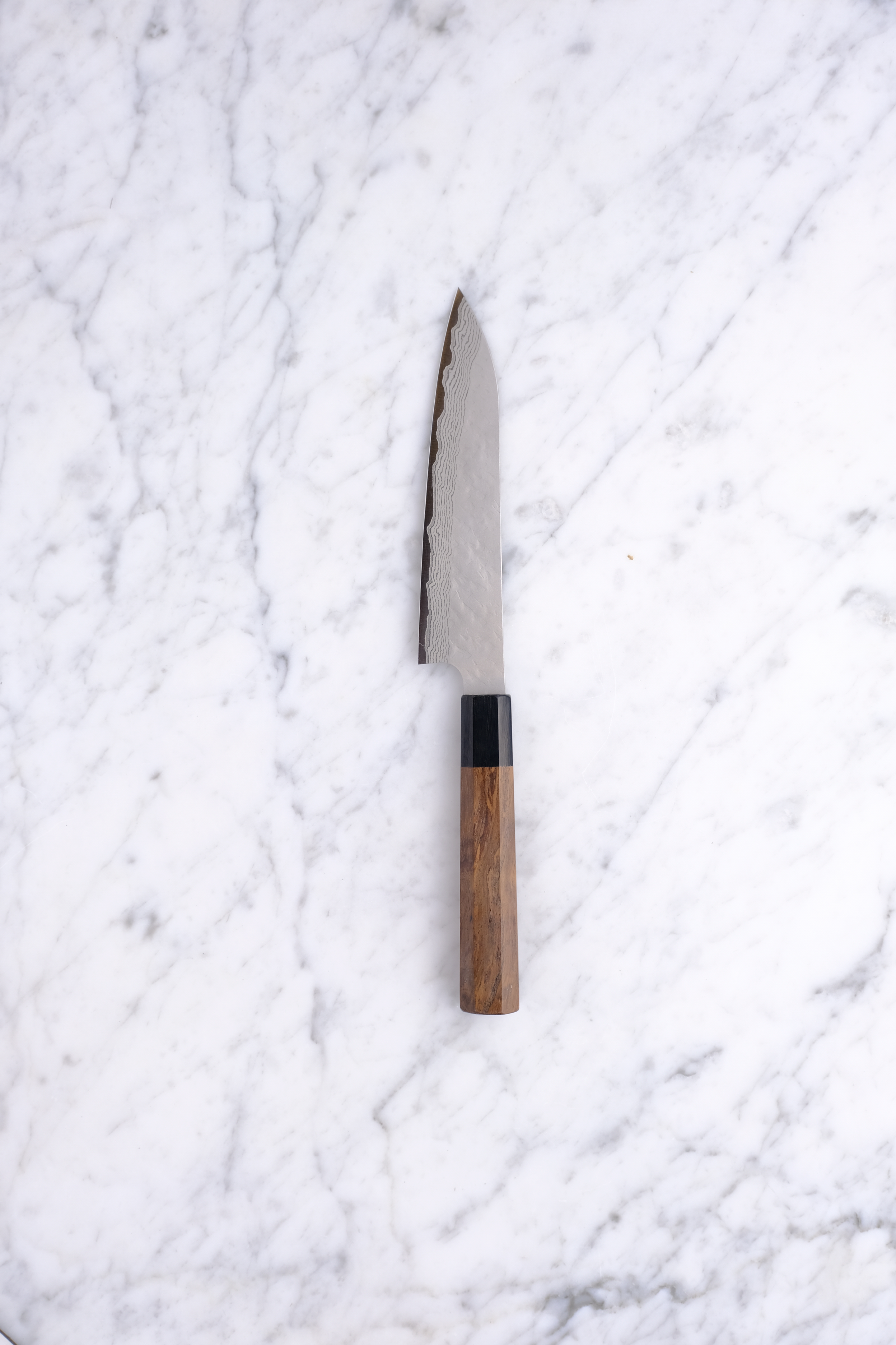 Nigara Hamono Migaki Damascus 150mm Petty - VG-10