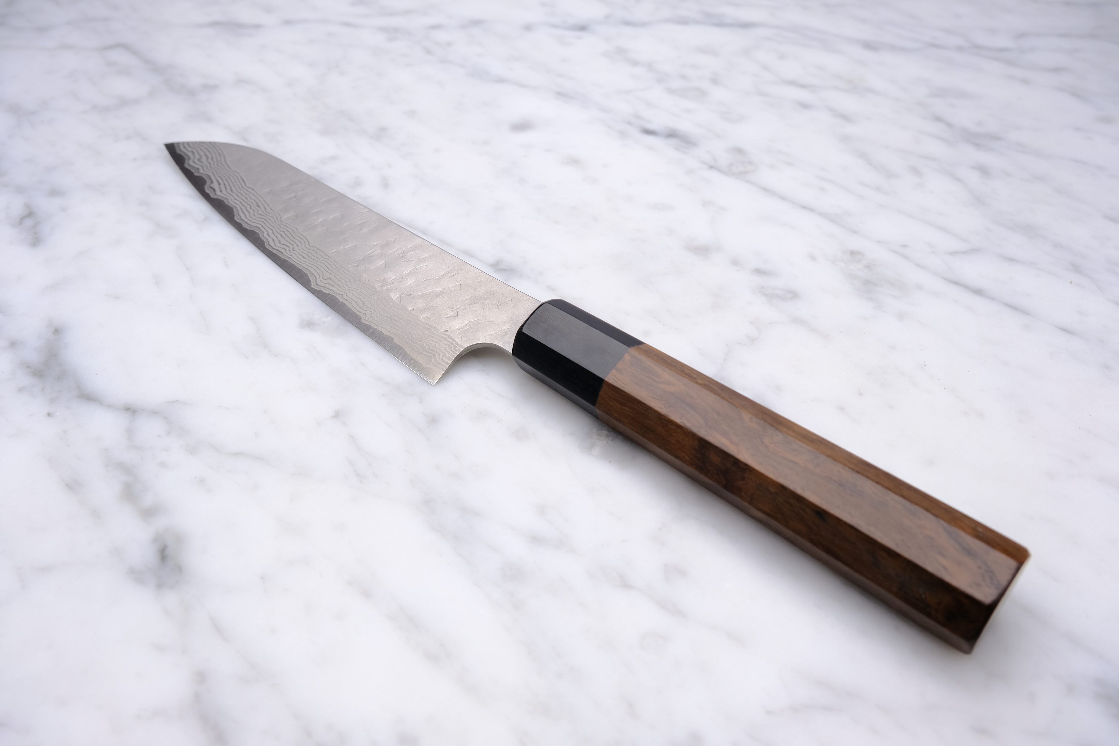 Nigara Hamono Migaki Damascus 150mm Petty - VG-10