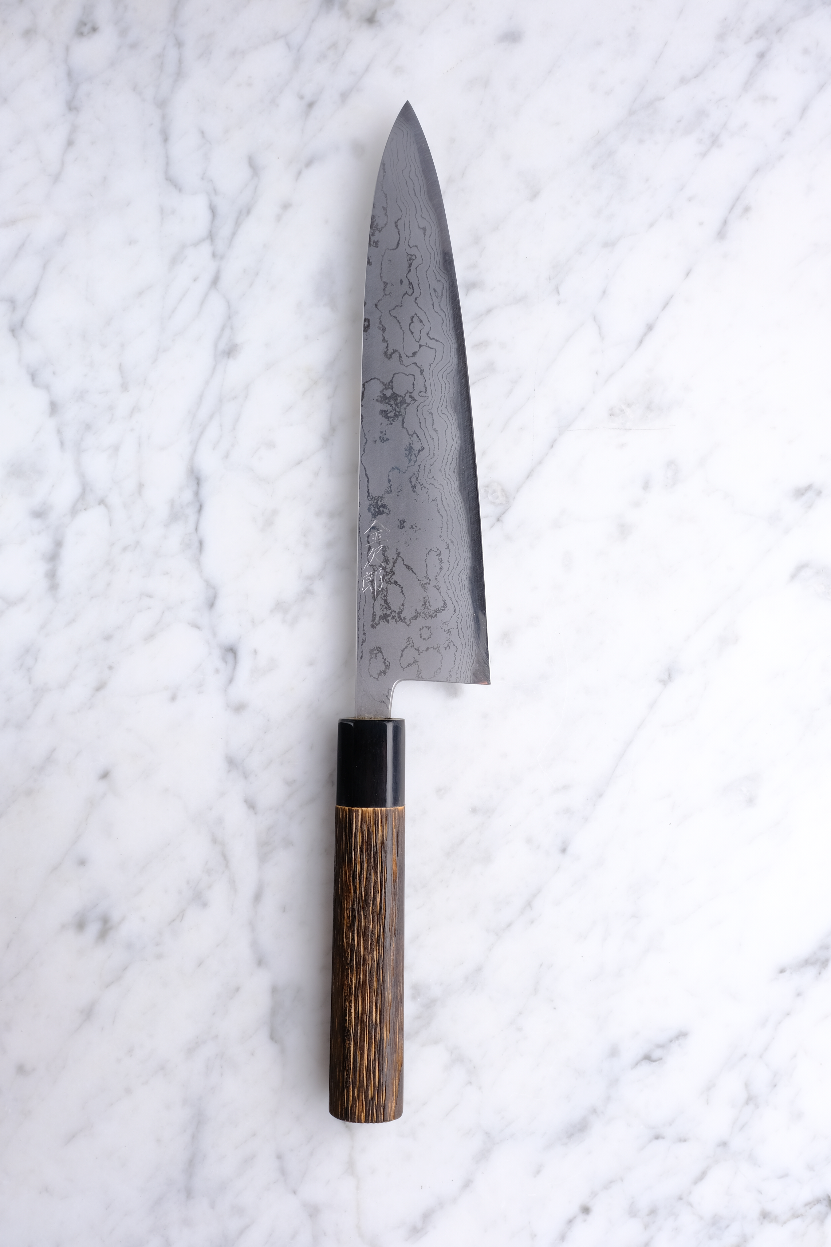 Wakui Kinjiro Damast Aogami 2 - 210 mm Gyuto