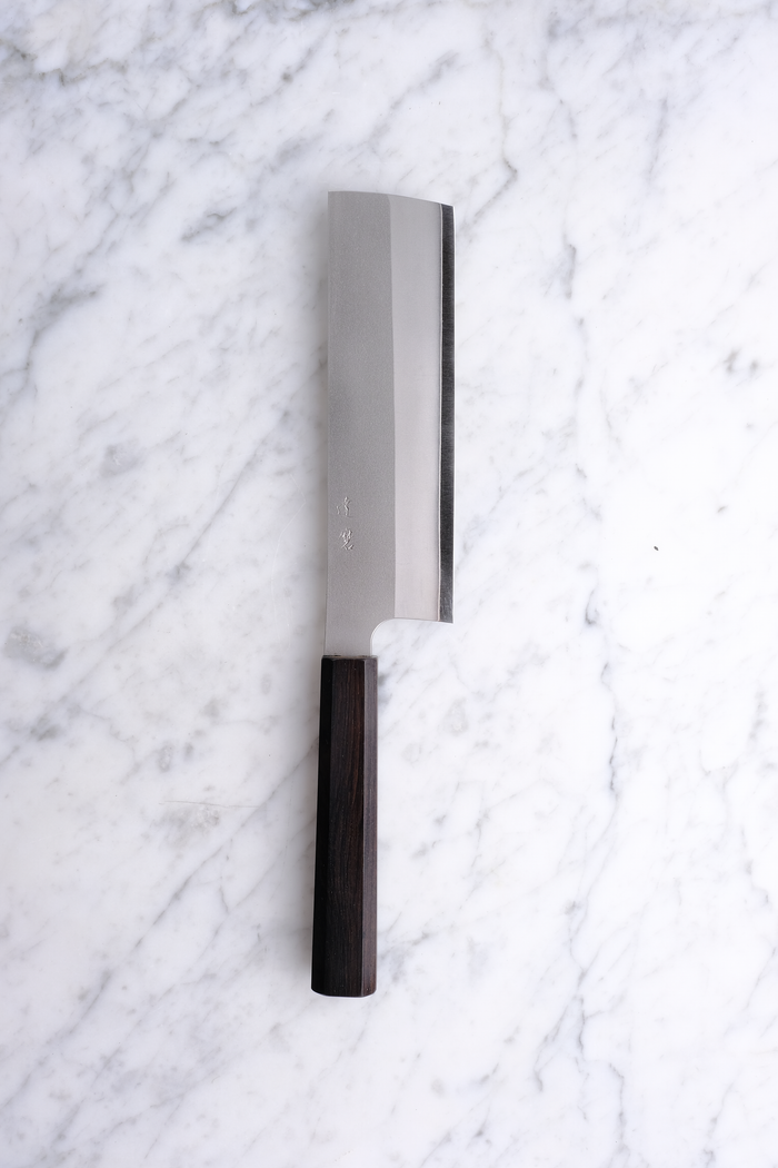 Daruma Hamono Ginsan Ebenholz - 160 mm Nakiri