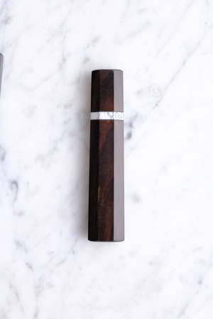 Handle – Ebony and White Ring – Small