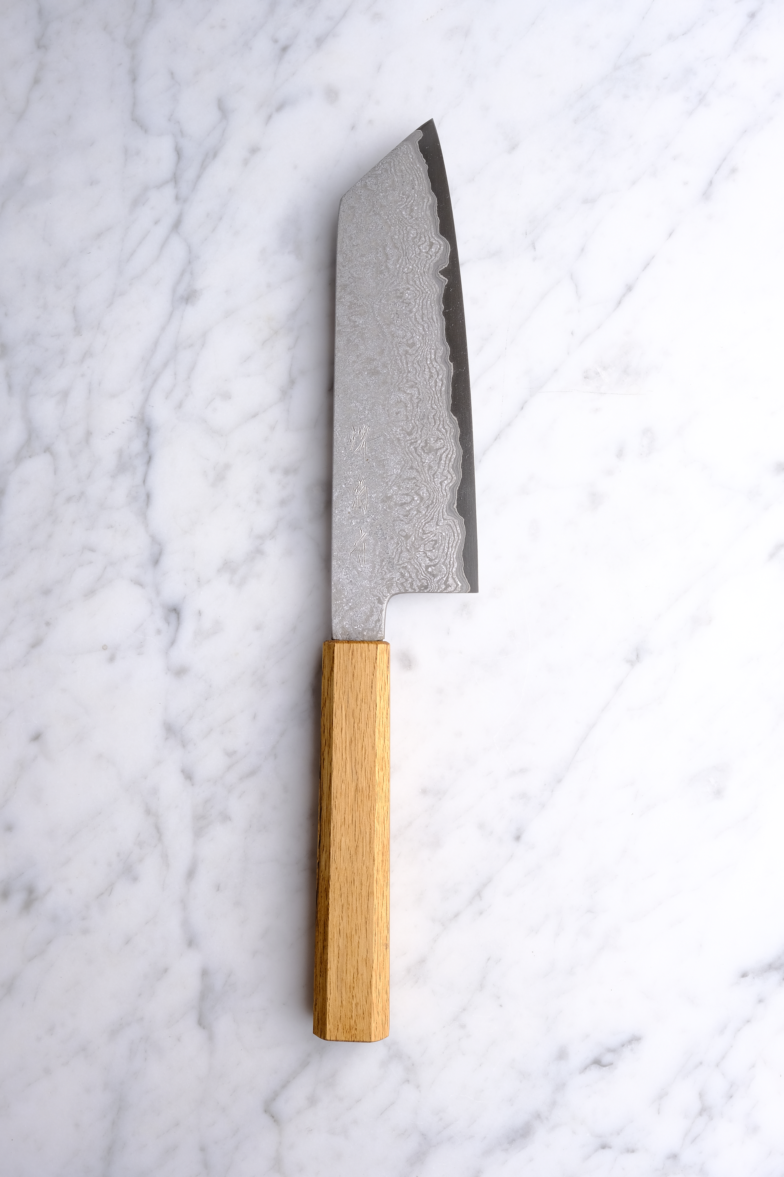 Sakai Kikumori Yogiri Aogami Super - 180 mm Bunka