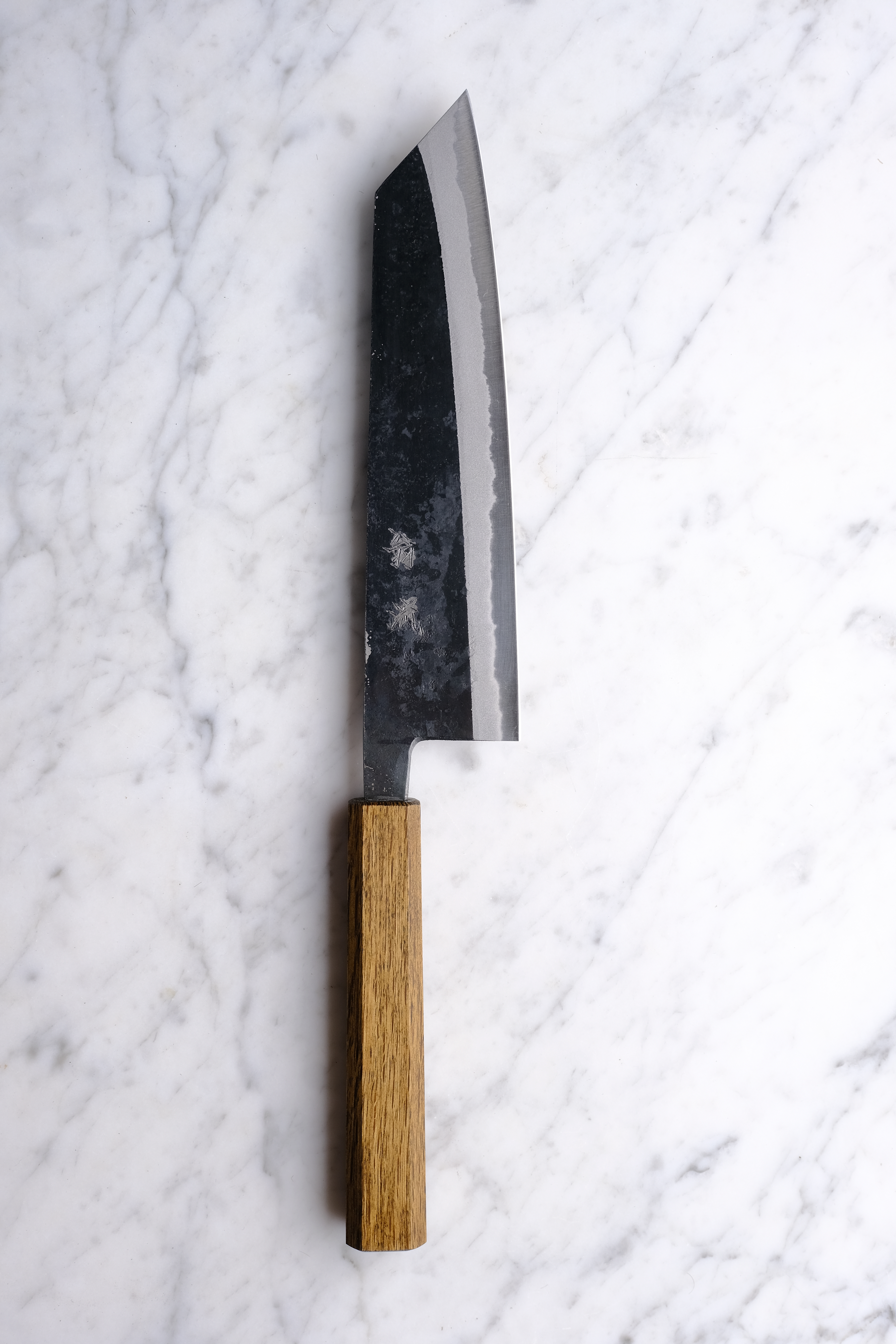 OUL Sakai Kurouchi Aogami 2 Oak - 200 mm Kiritsuke Gyuto