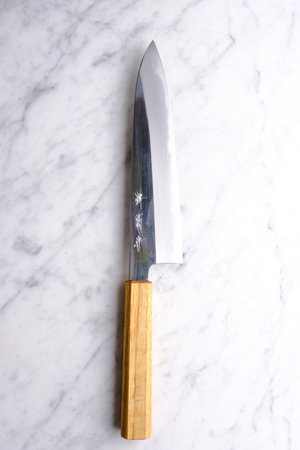 Sakai Kikumori Nakagawa Shirogami #1 (Mirror) - 210 mm Gyuto
