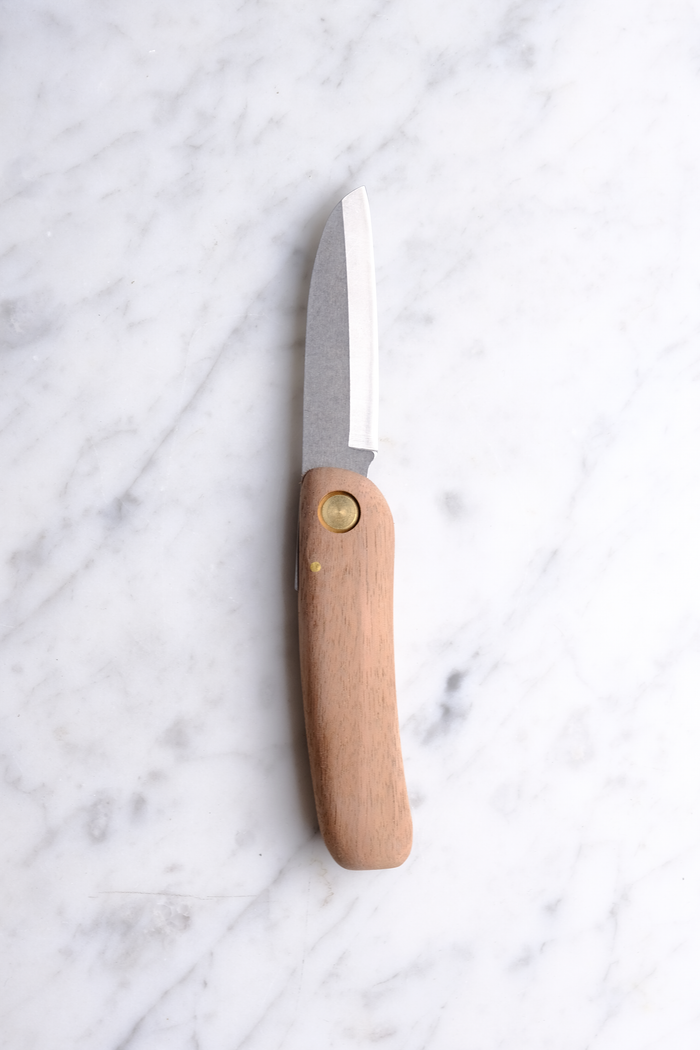 Asano Mokkousho Foldekniv - Walnut