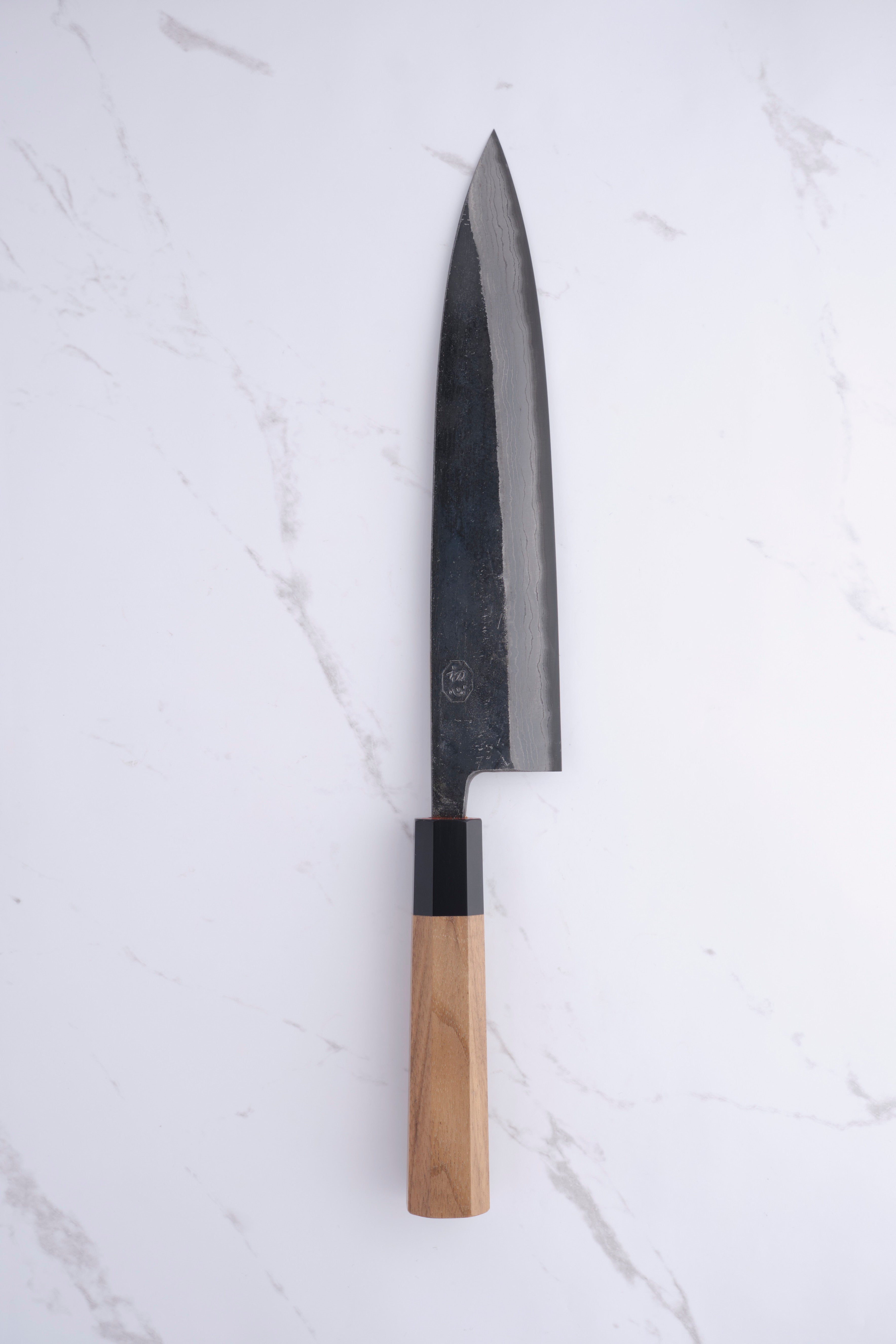 Hatsukokoro Kumokage 240mm Chef's Knife Blue-2 - Walnut