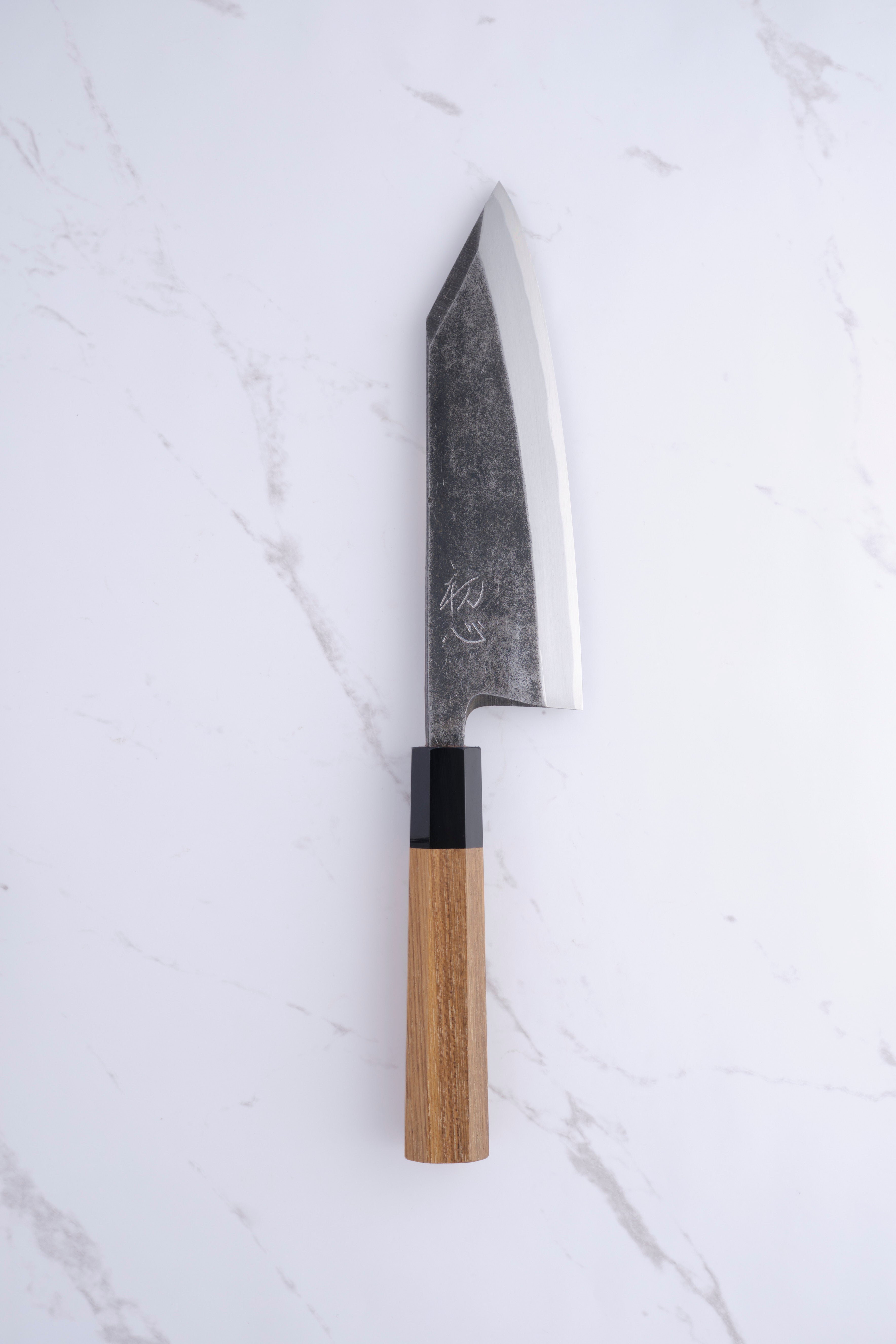 Hatsukokoro Shirasagi 180mm Kiritsuke Deba Aogami-2