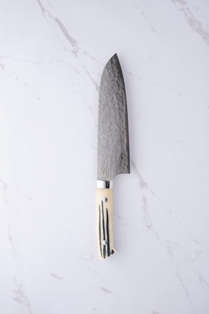 Takeshi Saji SG2 Diamond Damast - 180 mm Santoku