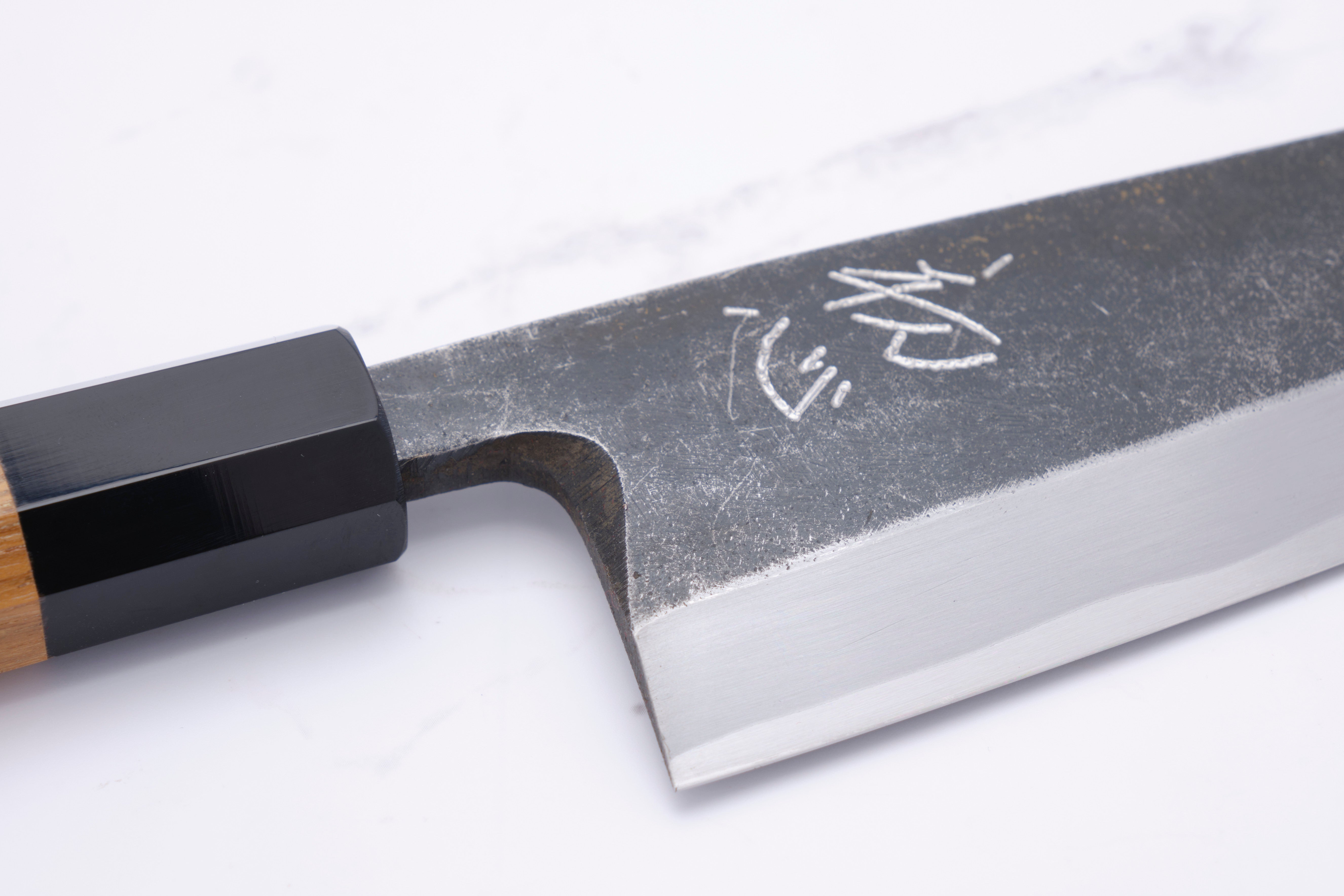 Hatsukokoro Shiragasi 165mm Kiritsuke Deba Aogami-2