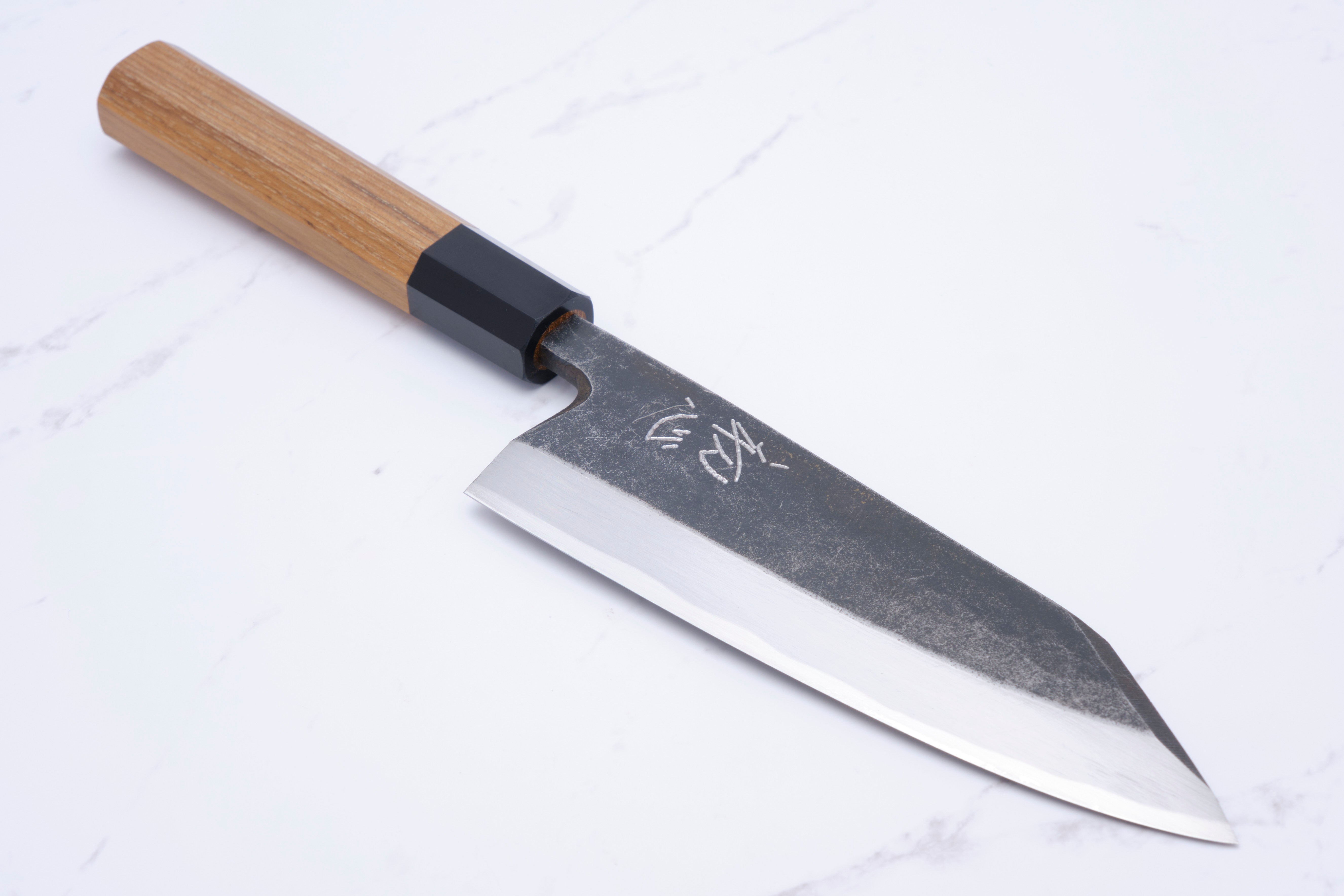 Hatsukokoro Shiragasi 165mm Kiritsuke Deba Aogami-2