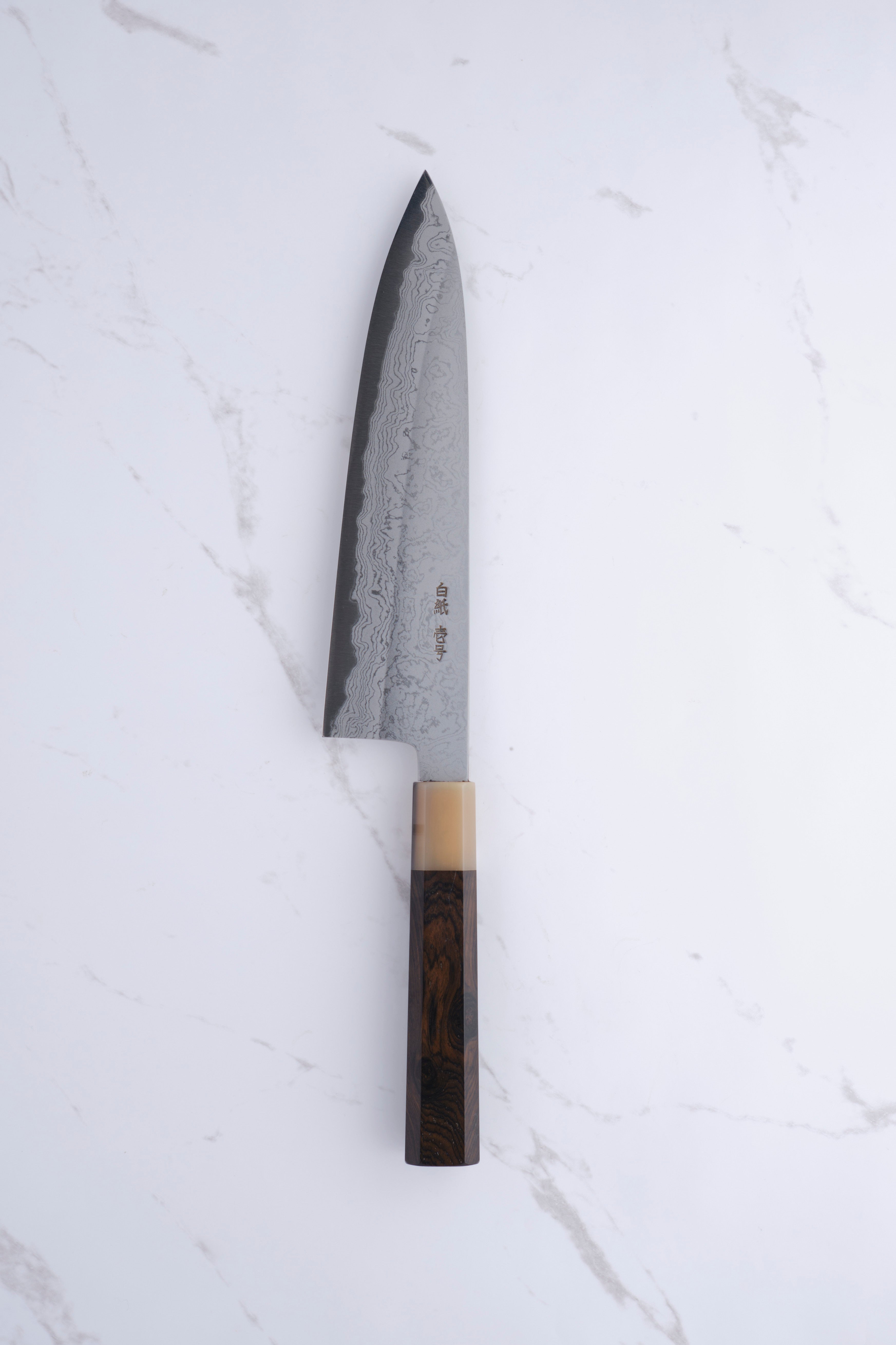 Yoshikazu Tanaka White-1 - 210 mm Kochmesser