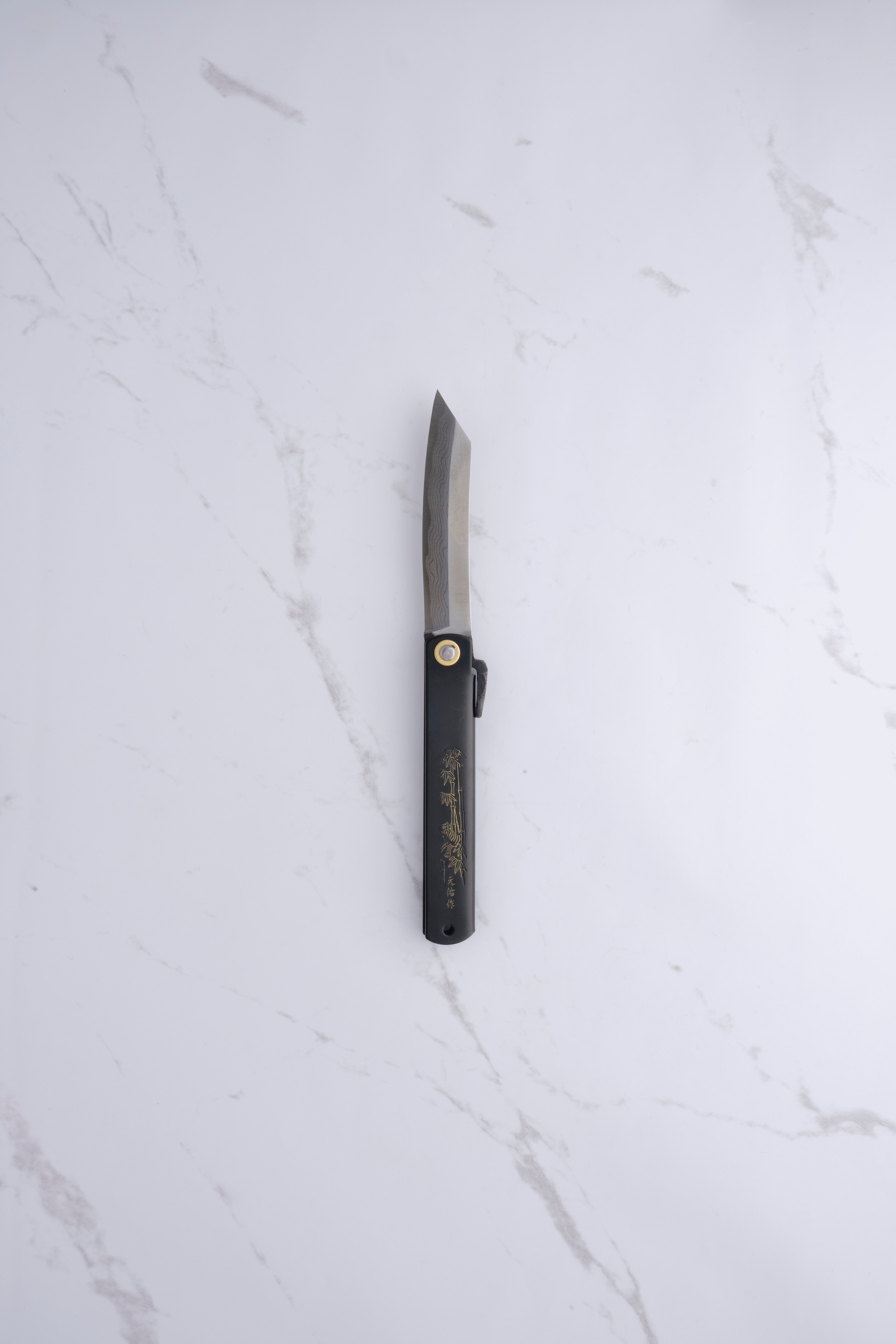 Higonokami Blue 90mm Damastblau #2