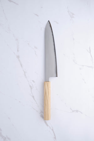 Foodgear Hamono 210mm White #1 Gyuto - Khii Chestnut
