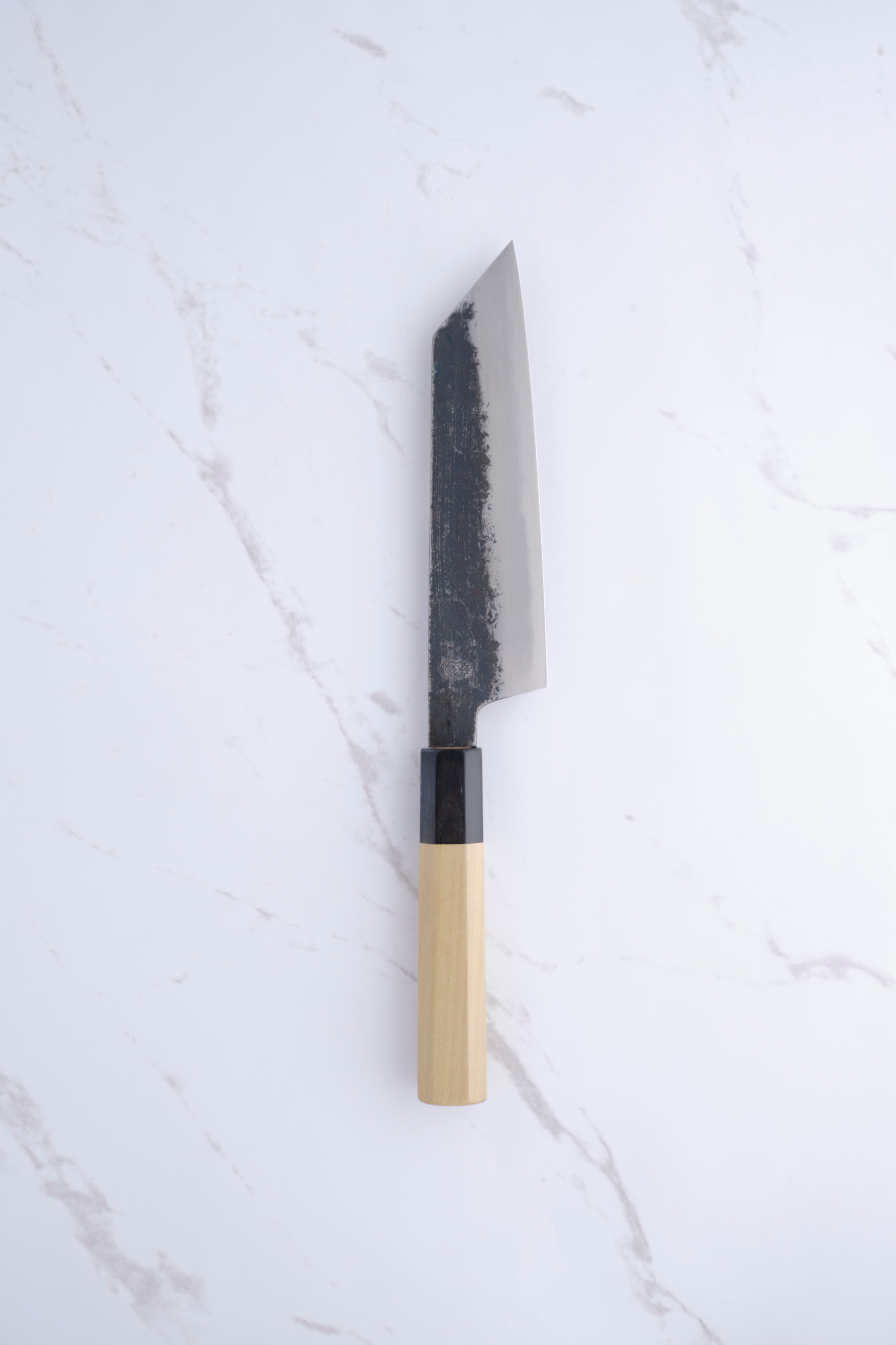 Sakai Kikumori Kikuzuki KU Weiß 2 Bunka 180mm.