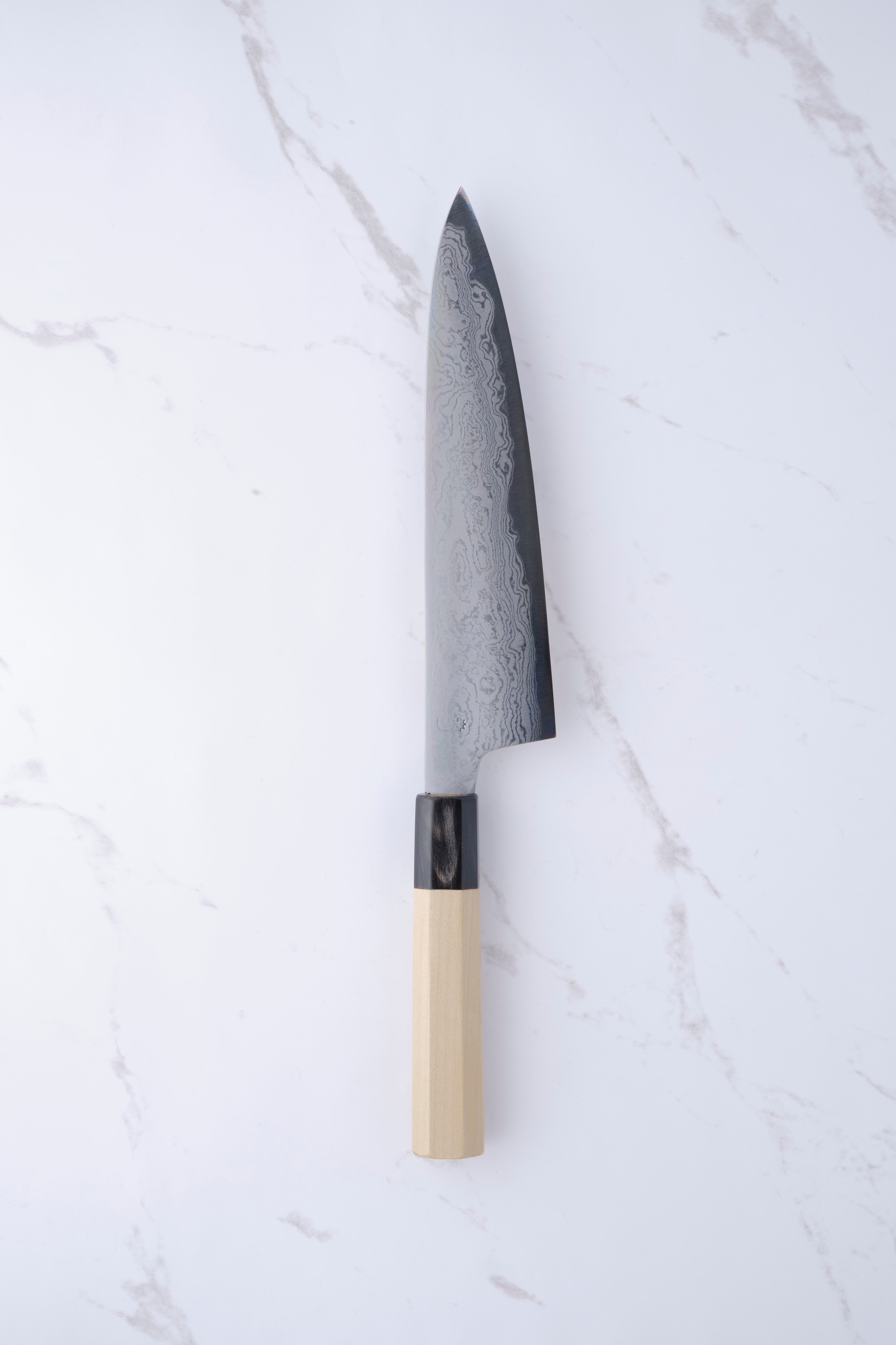 Sakai Kikumori Kikuzuki Uzu Blau 1 Gyuto 210mm.