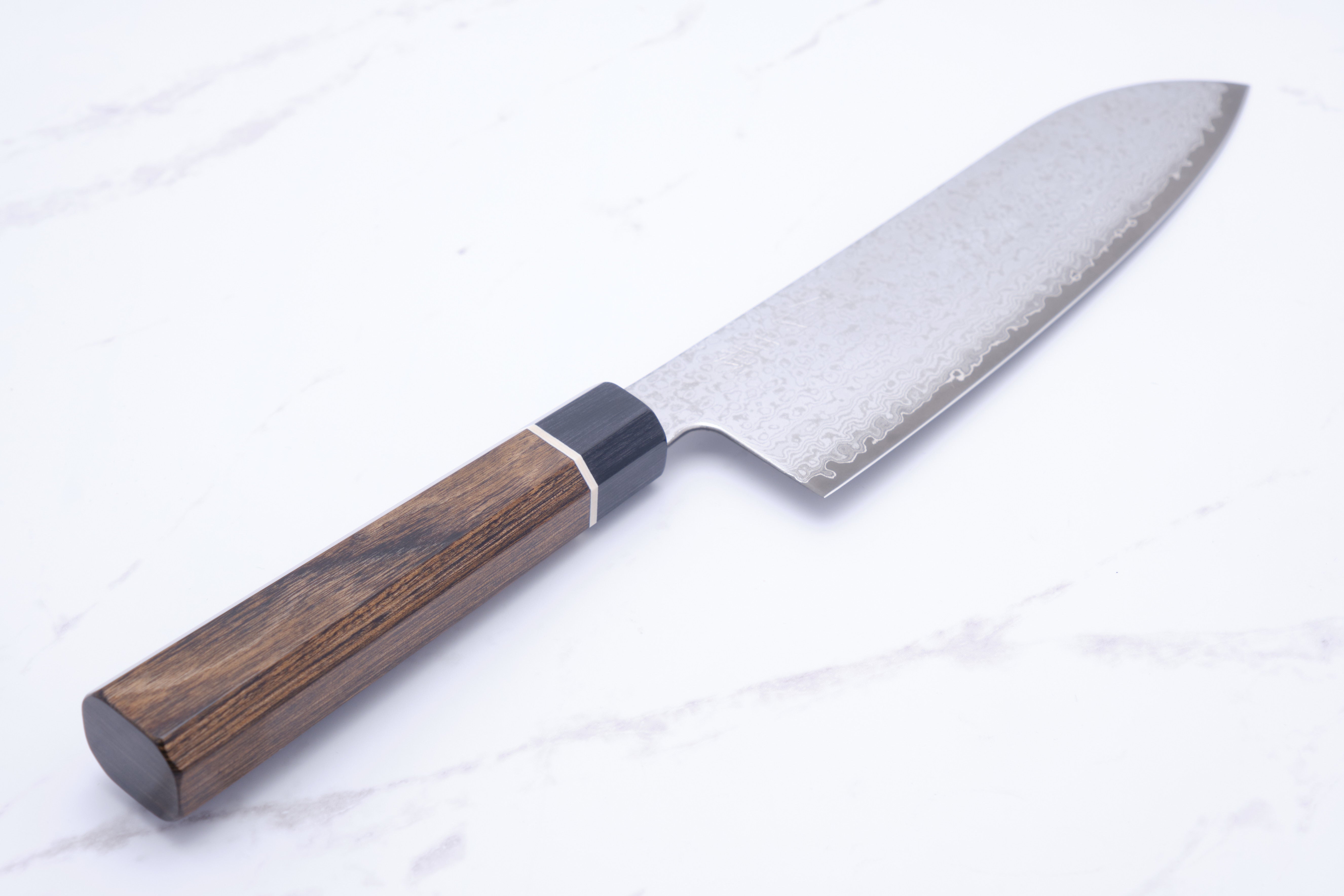 Suncraft Black Santoku 167mm