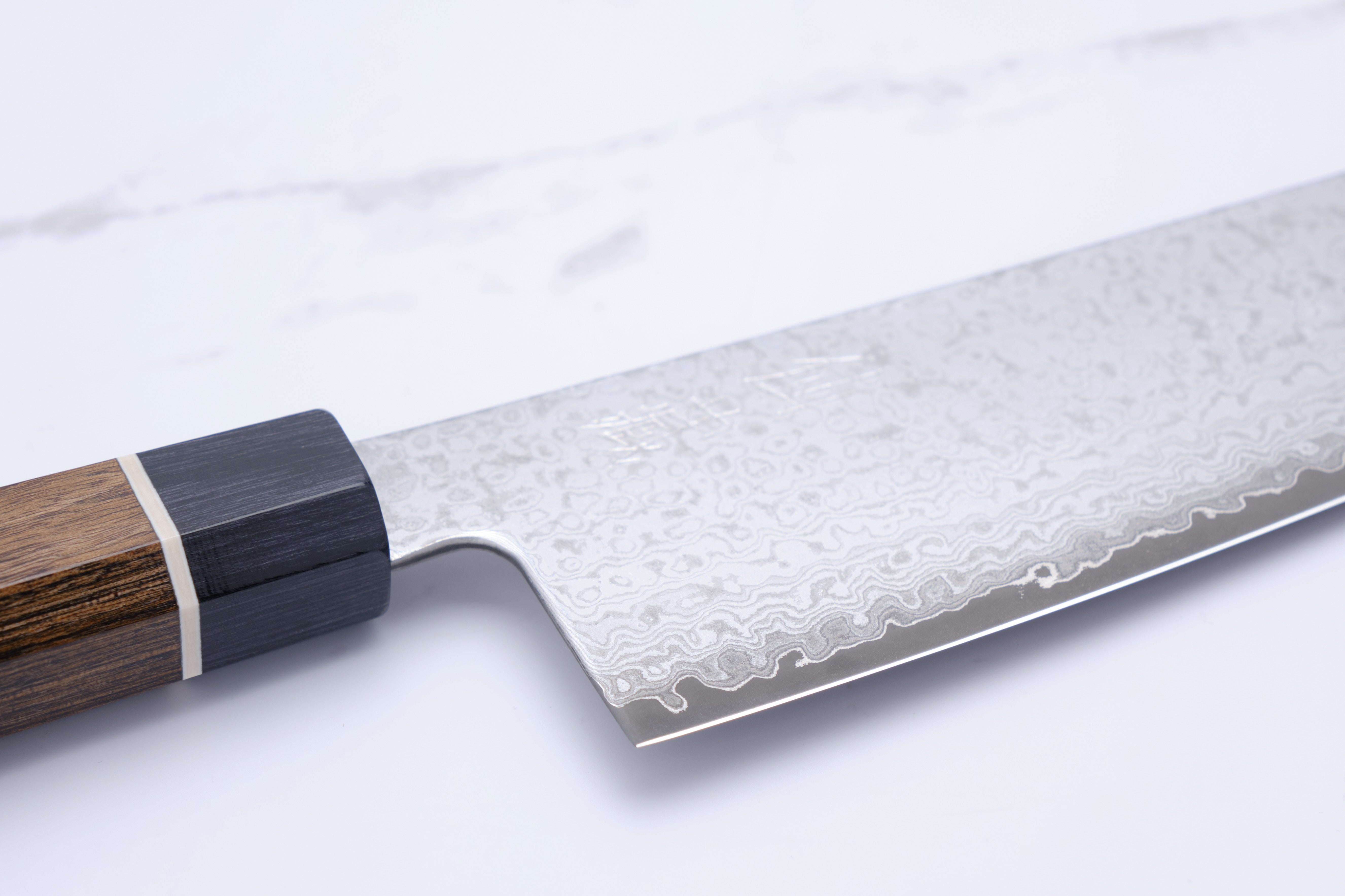 Suncraft Black Santoku 167mm